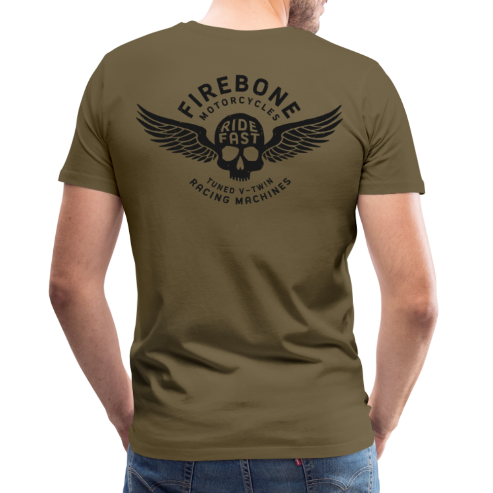 Super Quick Skullz - Men’s Premium T-Shirt - khaki