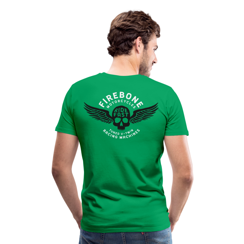 Super Quick Skullz Two Colours - Men’s Premium T-Shirt - kelly green
