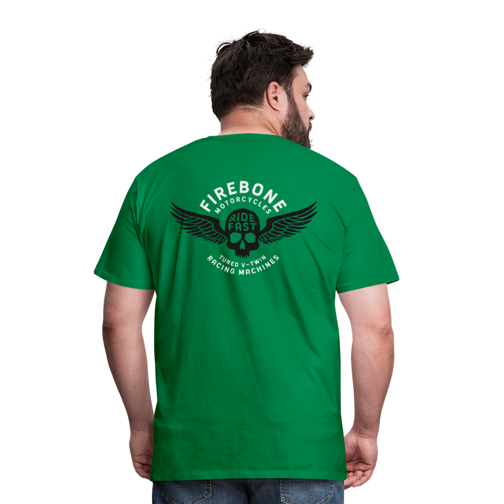 Super Quick Skullz Two Colours - Men’s Premium T-Shirt - kelly green