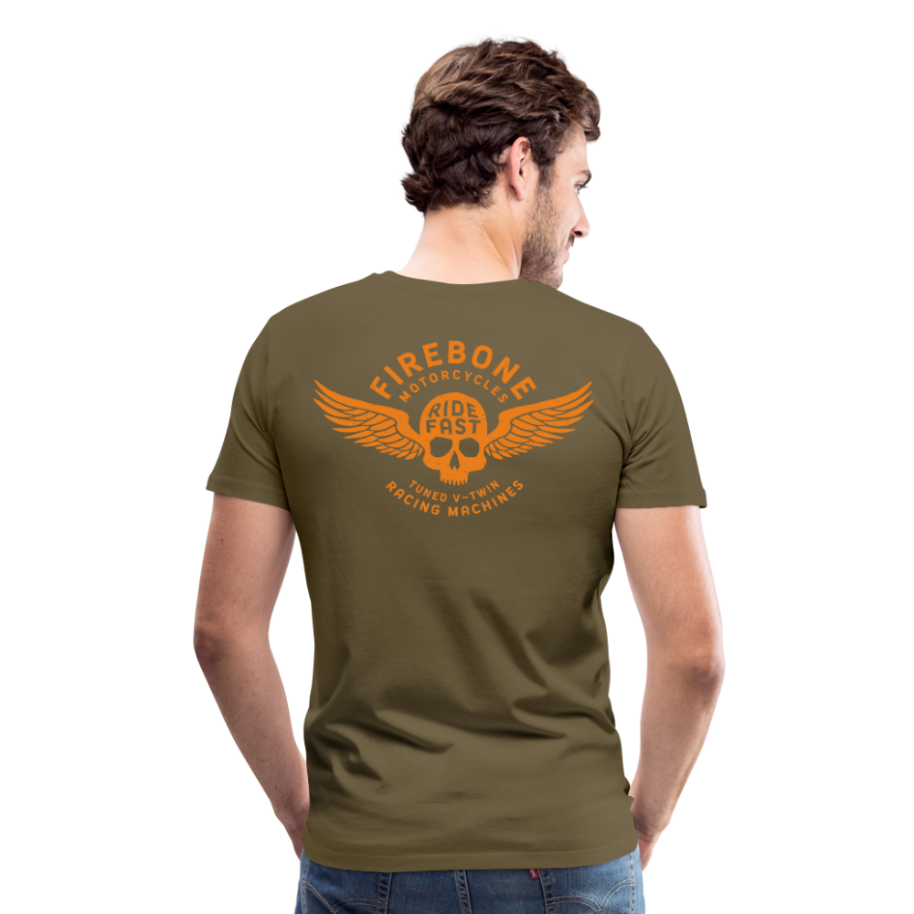 Super Quick skullz - Men’s Premium T-Shirt - khaki