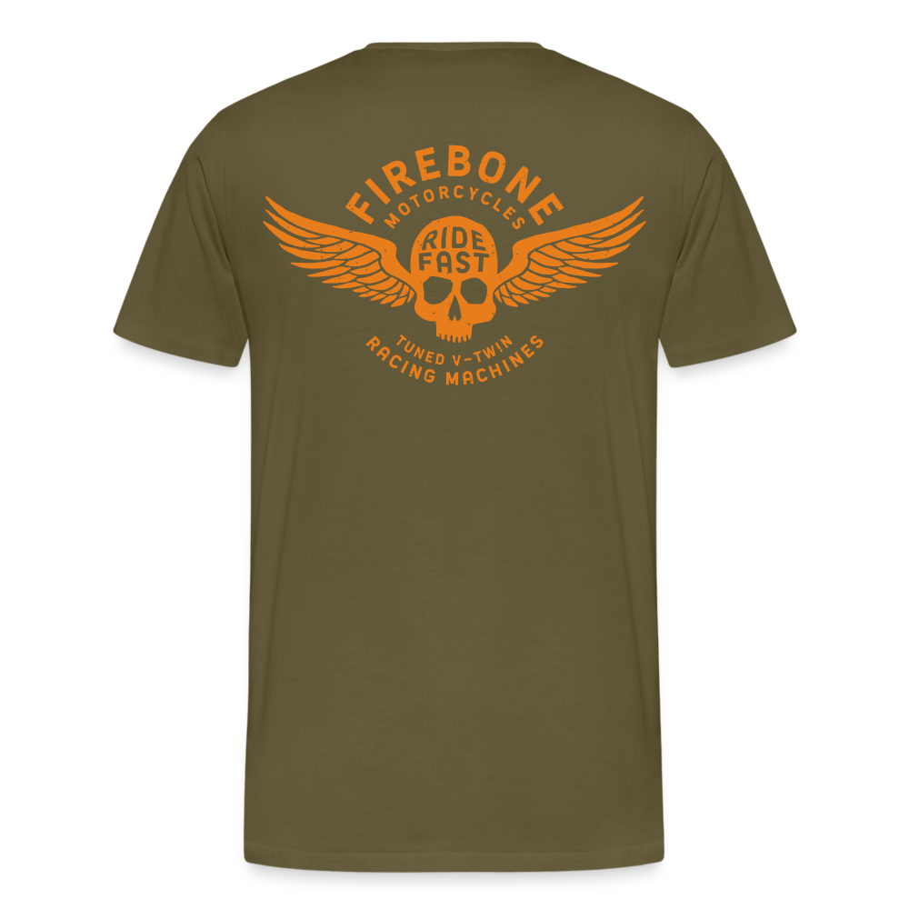 Super Quick skullz - Men’s Premium T-Shirt - khaki