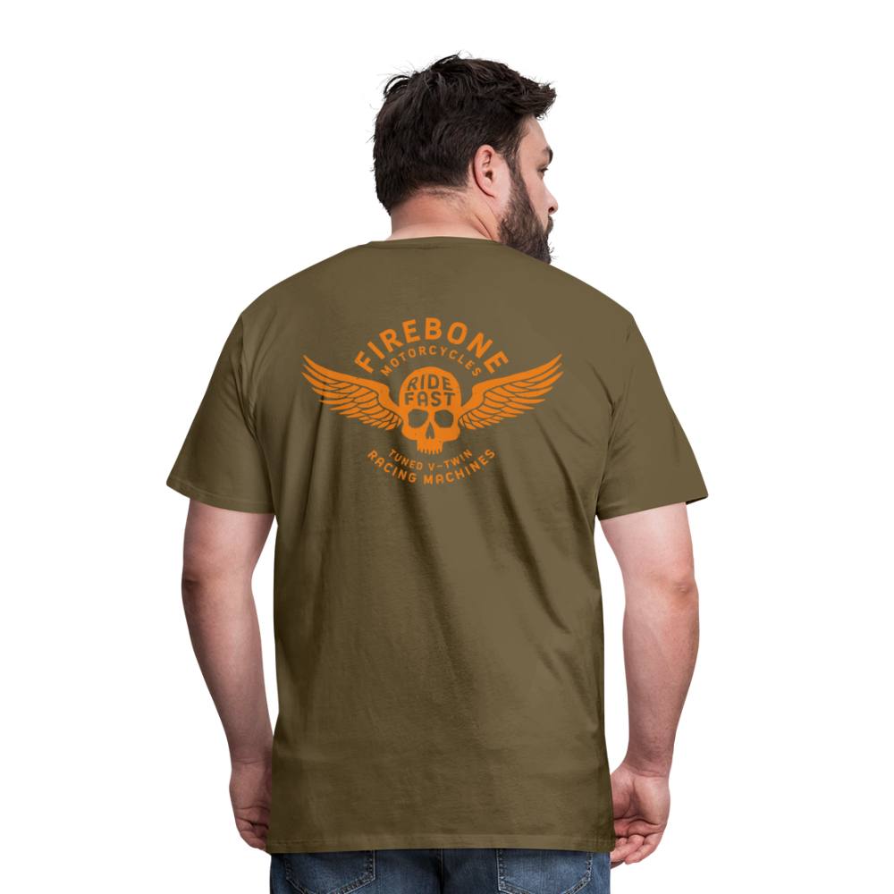 Super Quick skullz - Men’s Premium T-Shirt - khaki