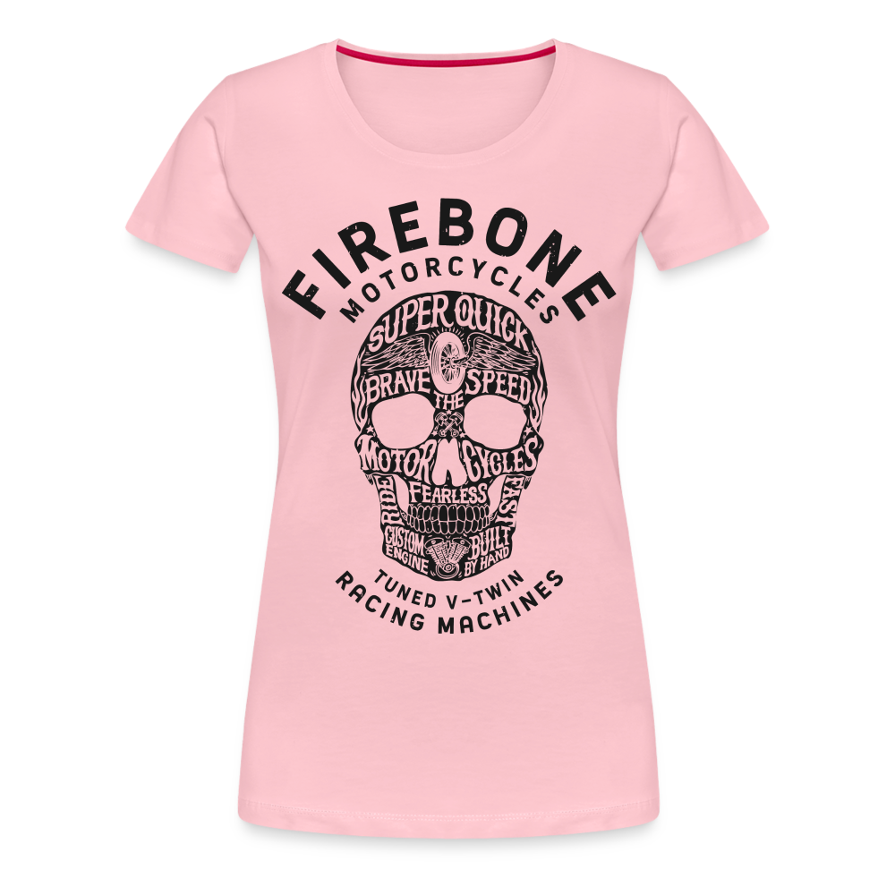 Super Quick Skullz - Women’s Premium T-Shirt - rose shadow