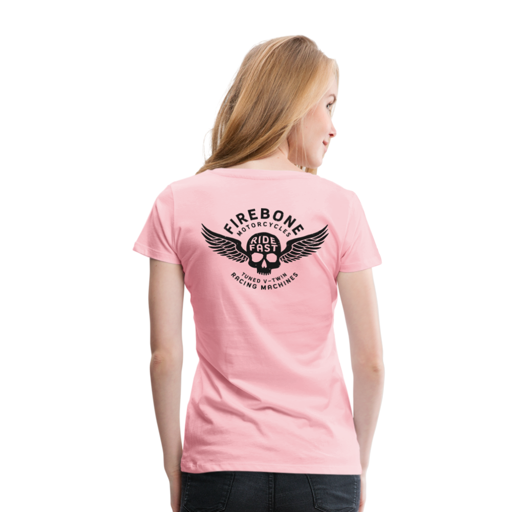 Super Quick Skullz - Women’s Premium T-Shirt - rose shadow