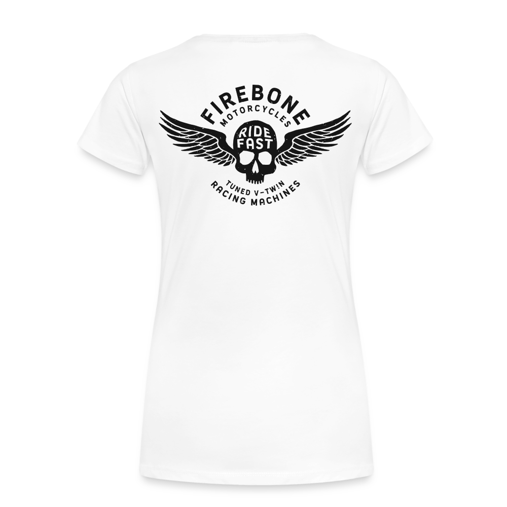 Super Quick Skullz - Women’s White Premium T-Shirt - white