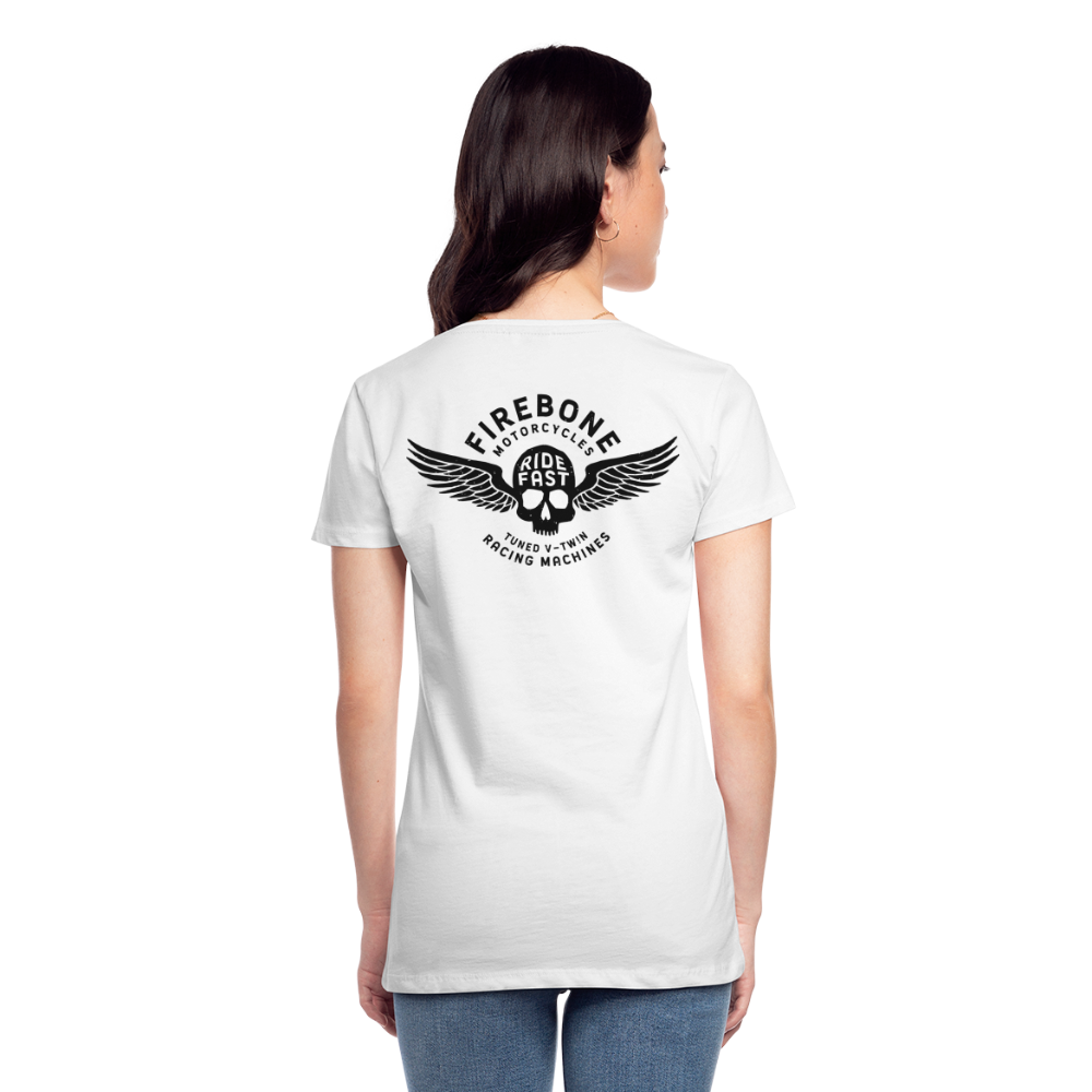 Super Quick Skullz - Women’s White Premium T-Shirt - white