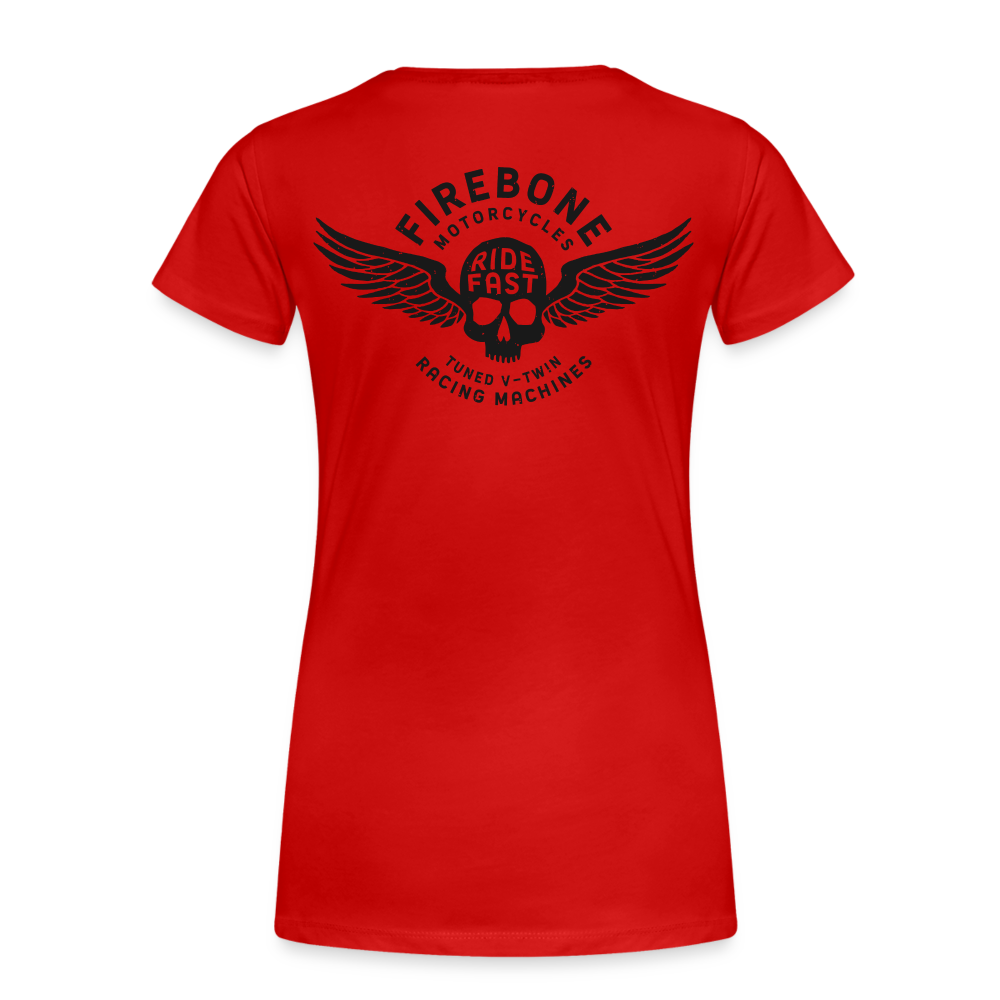 Super Quick Skullz - Women’s Red Premium T-Shirt - red