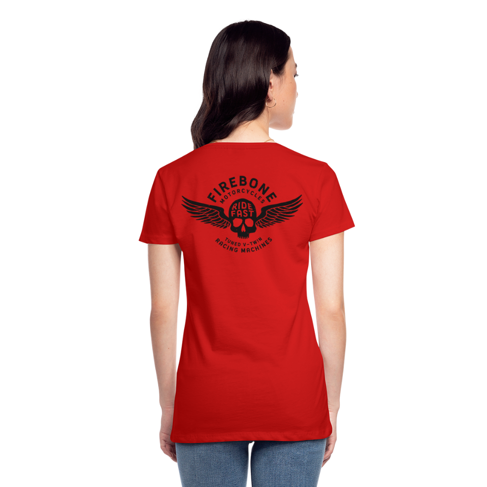 Super Quick Skullz - Women’s Red Premium T-Shirt - red