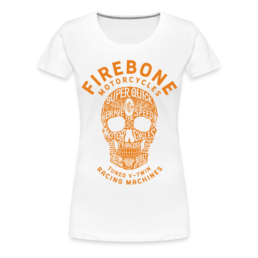 Super Quick Skullz - Women’s White Premium T-Shirt - white