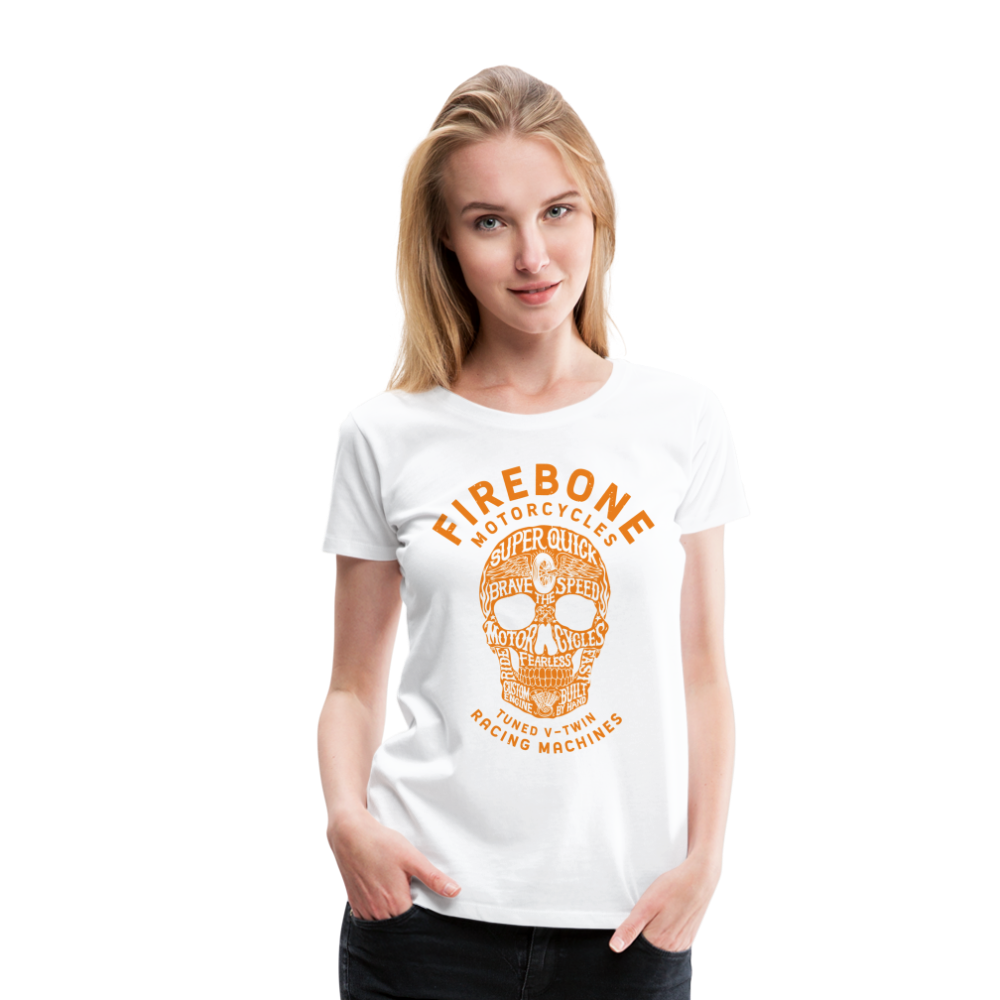 Super Quick Skullz - Women’s White Premium T-Shirt - white