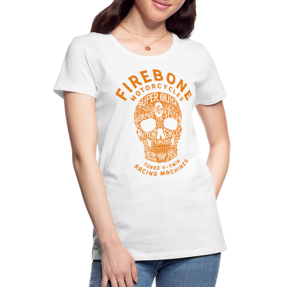Super Quick Skullz - Women’s White Premium T-Shirt - white