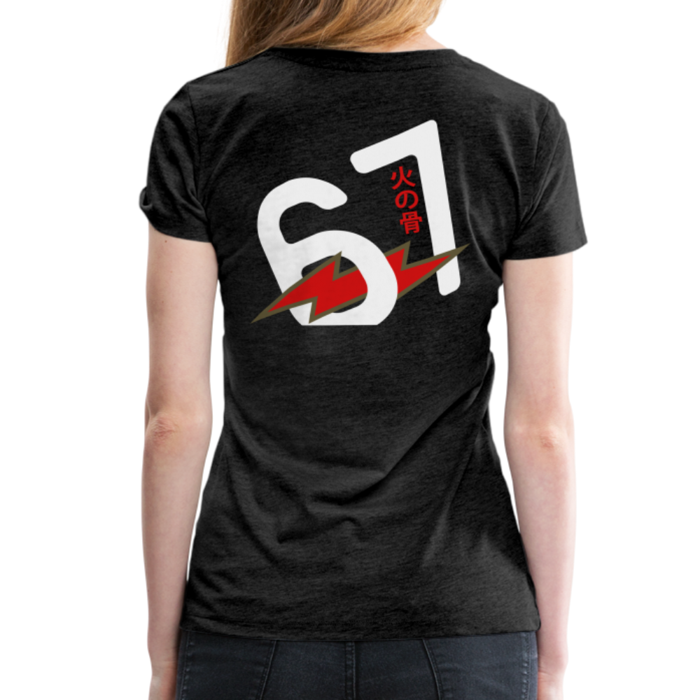 Women’s This Life Owes You Nothing Charcoal Double Premium T-Shirt - charcoal grey