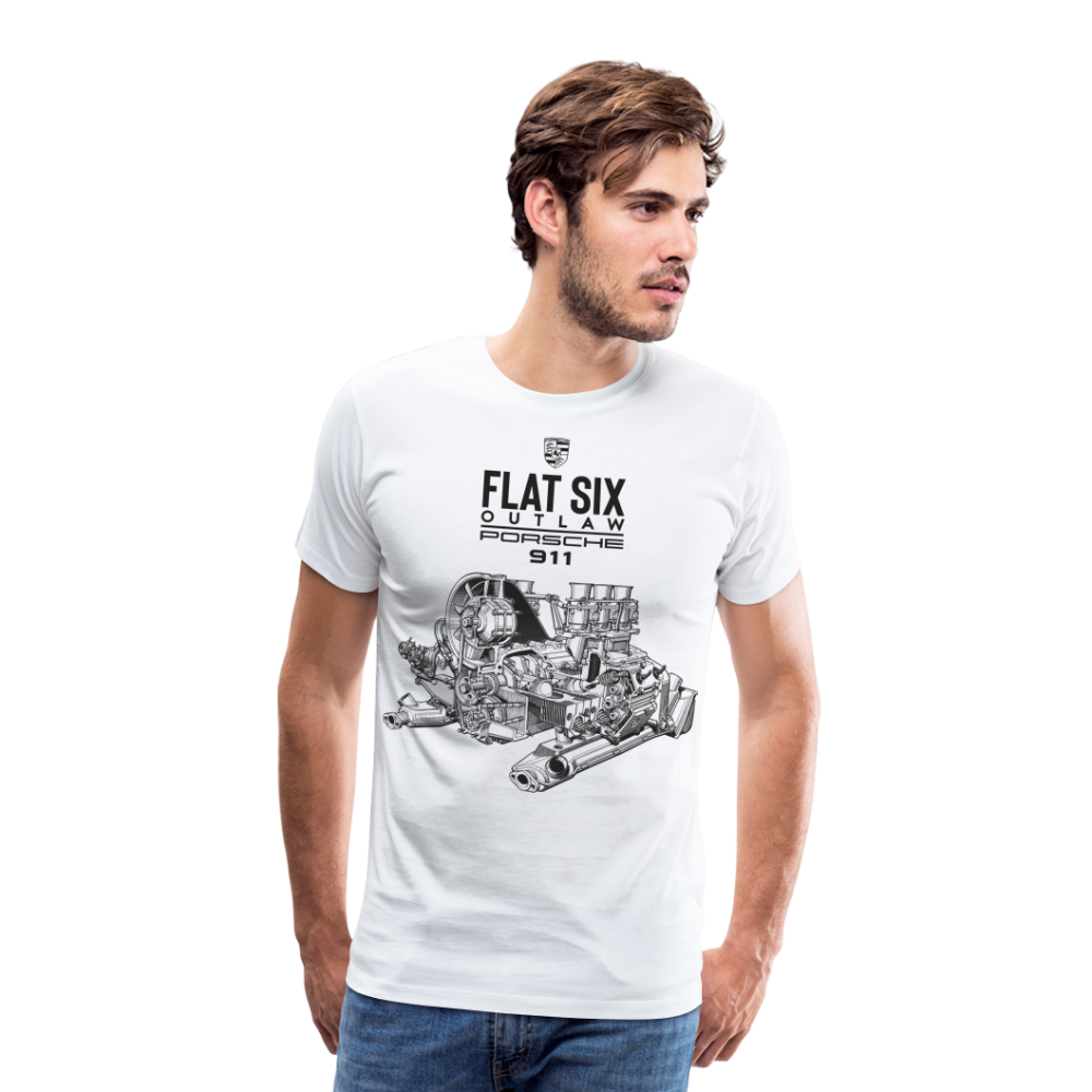 Men’s Porsche Outlaw Premium T-Shirt - white