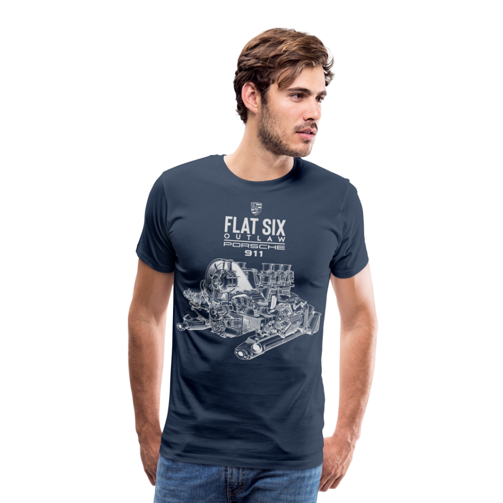 Men’s Outlaw Porsche Premium T-Shirt - navy