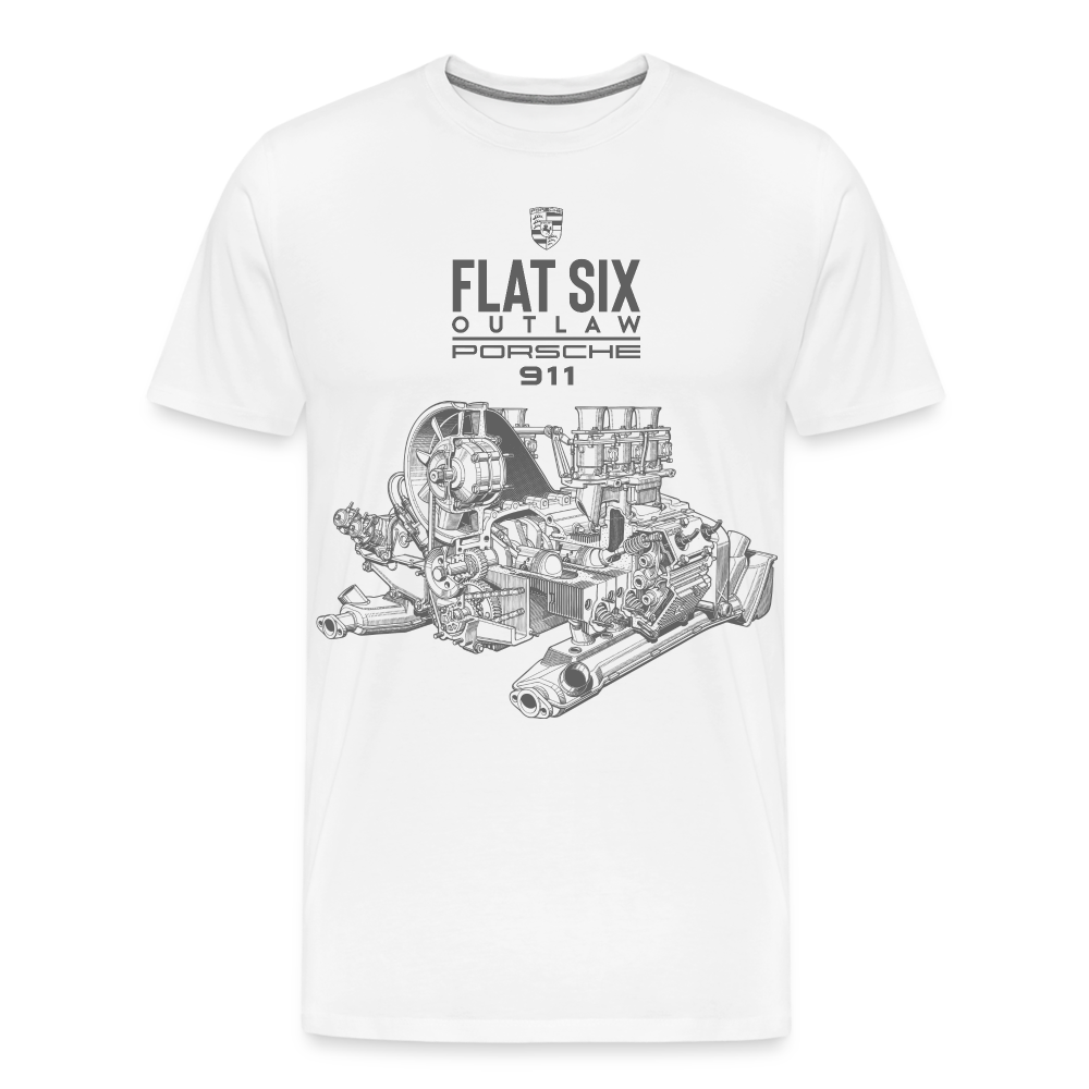 Men’s Outlaw Porsche Premium T-Shirt - white