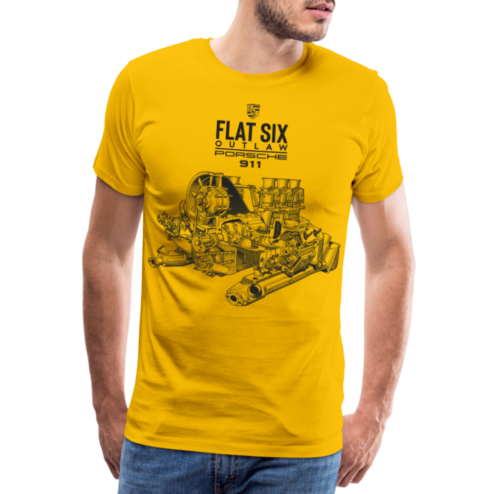 Men’s Outlaw Porsche Premium T-Shirt - sun yellow