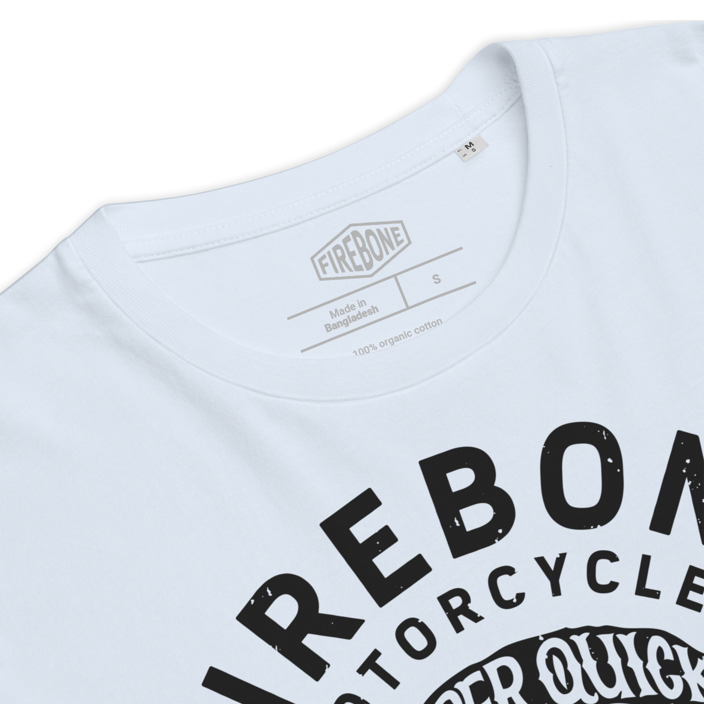 Super Quick Skullz - Light Blue organic cotton t-shirt