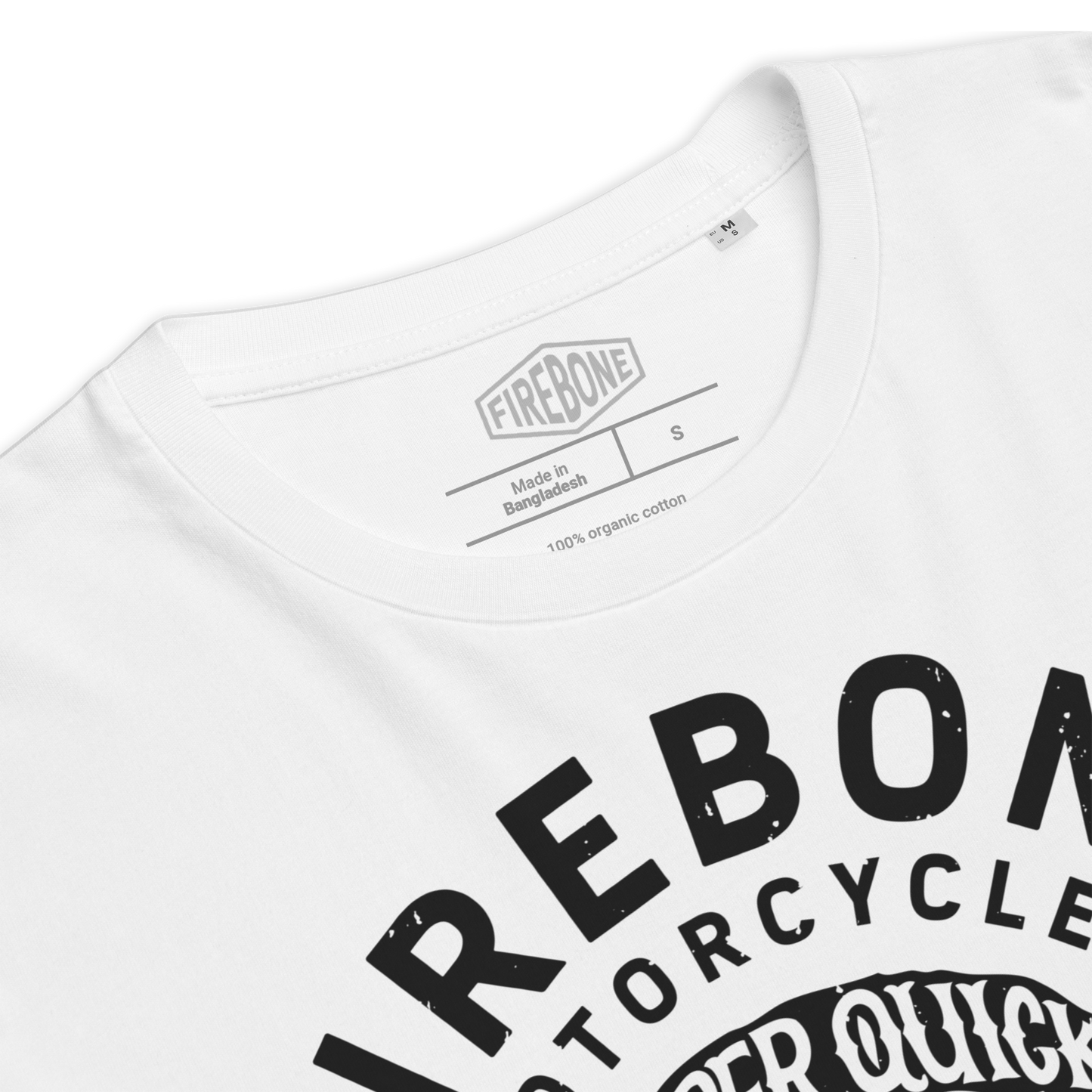 Super Quick Skullz - White organic cotton t-shirt