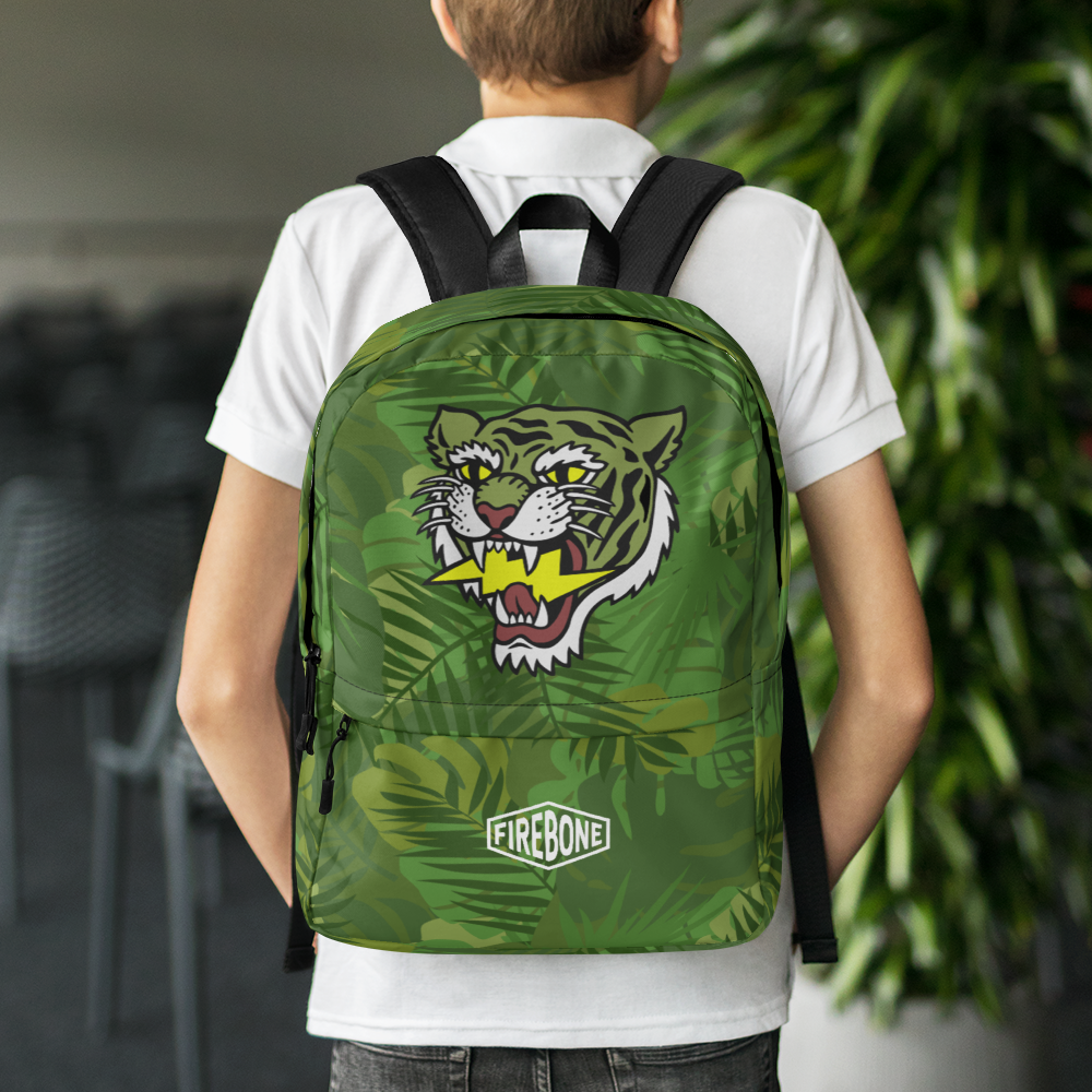 Jungle tiger - Green backpack - Firebone