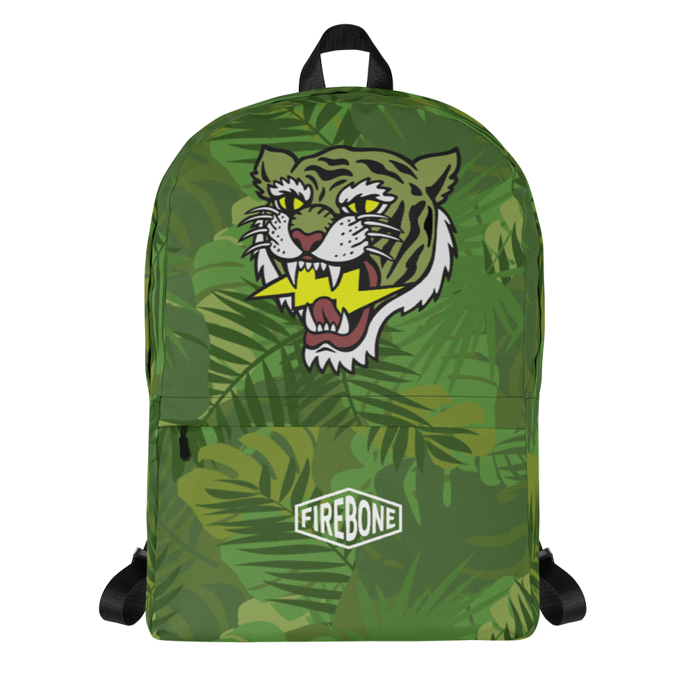 Jungle tiger - Green backpack - Firebone