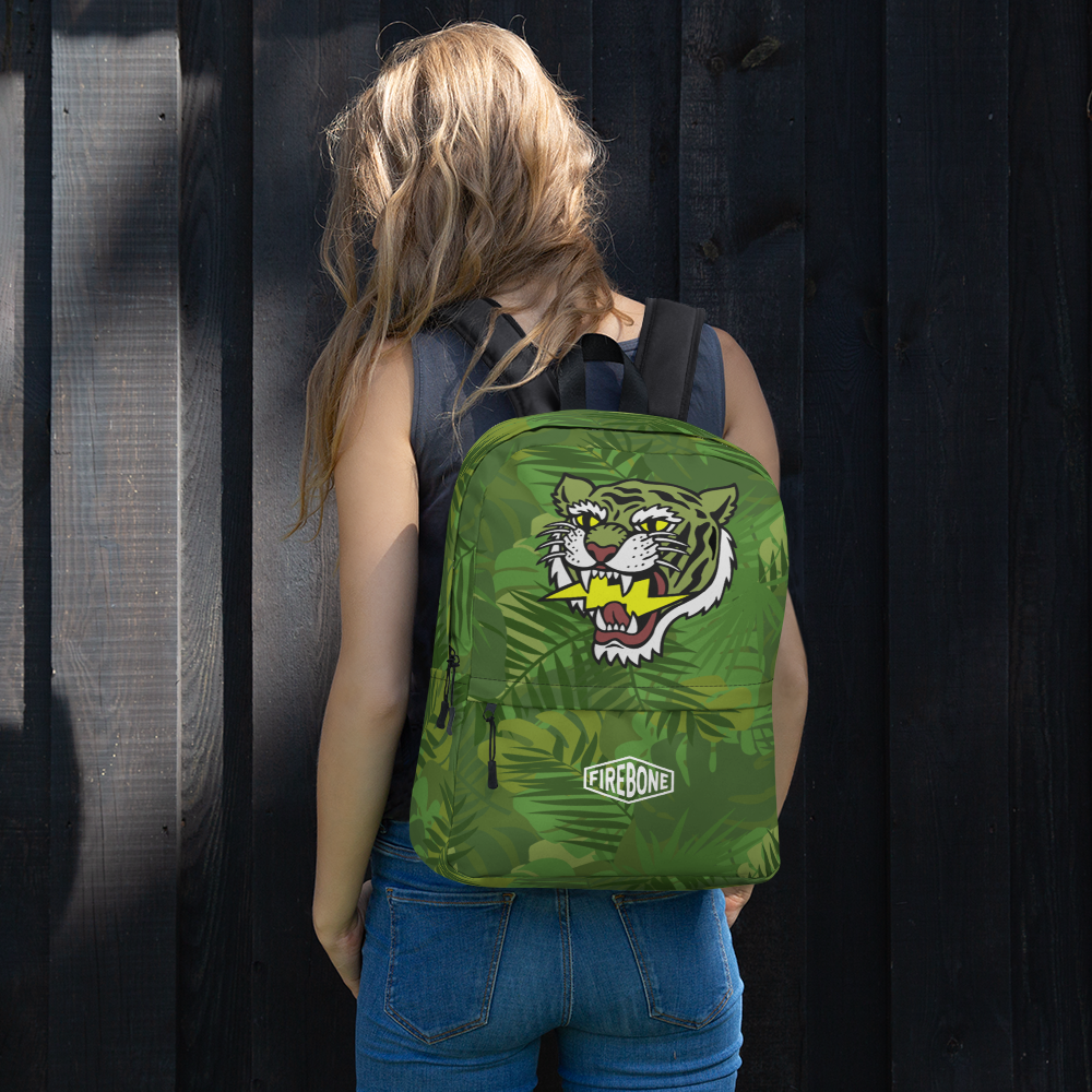 Jungle tiger - Green backpack - Firebone