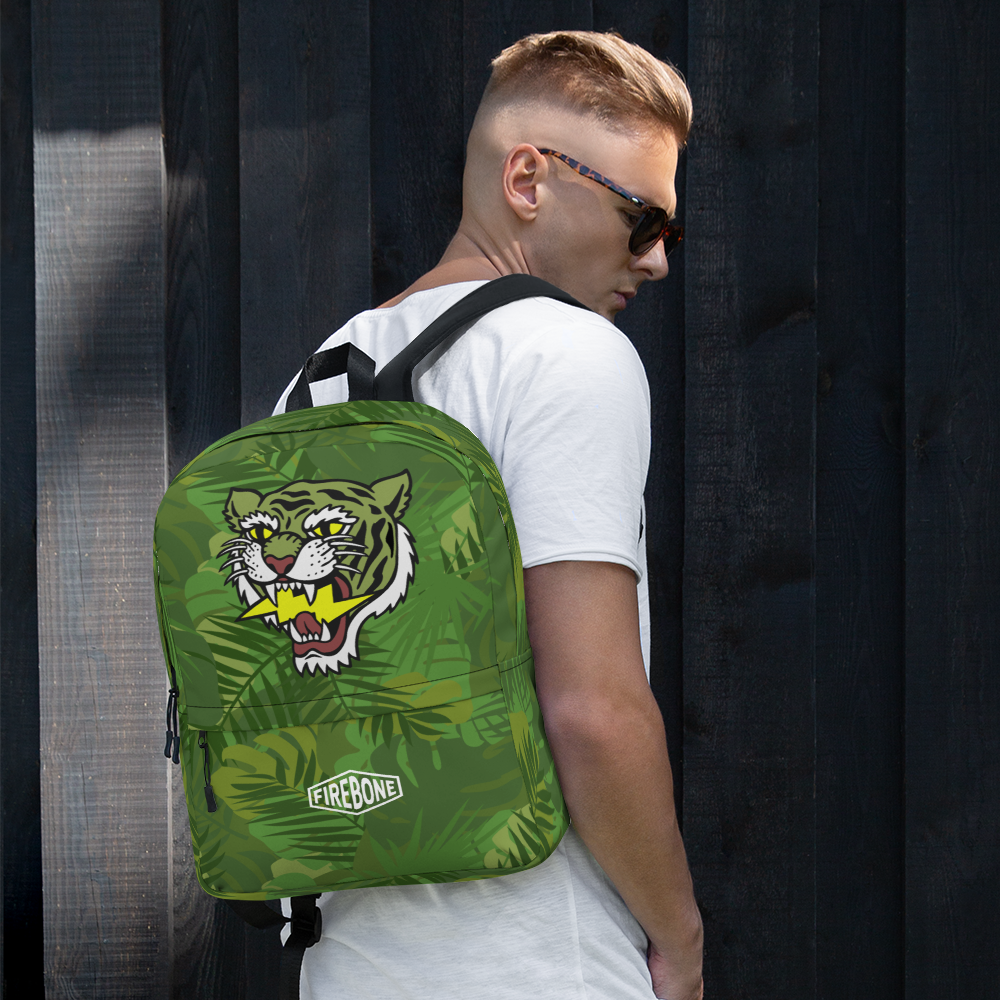 Jungle tiger - Green backpack - Firebone