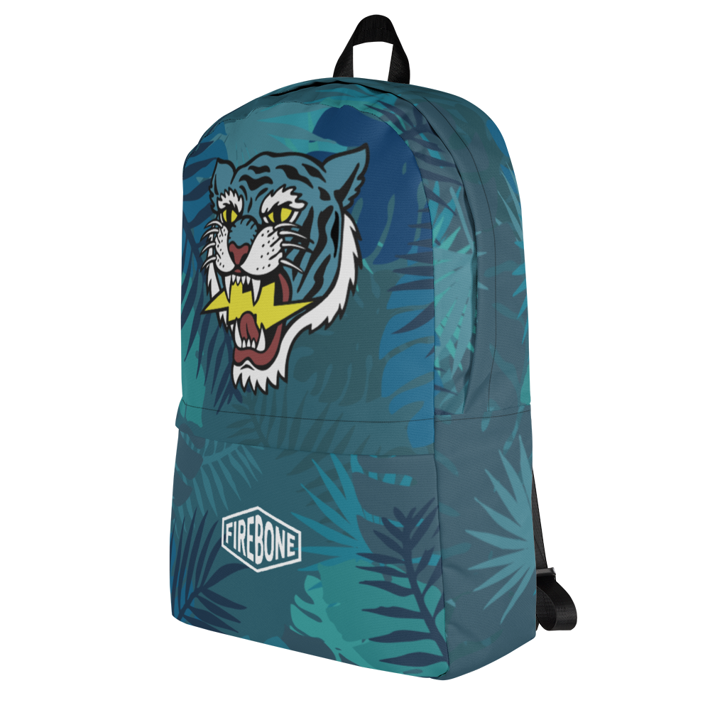 jungle tiger -Blue backpack - Firebone