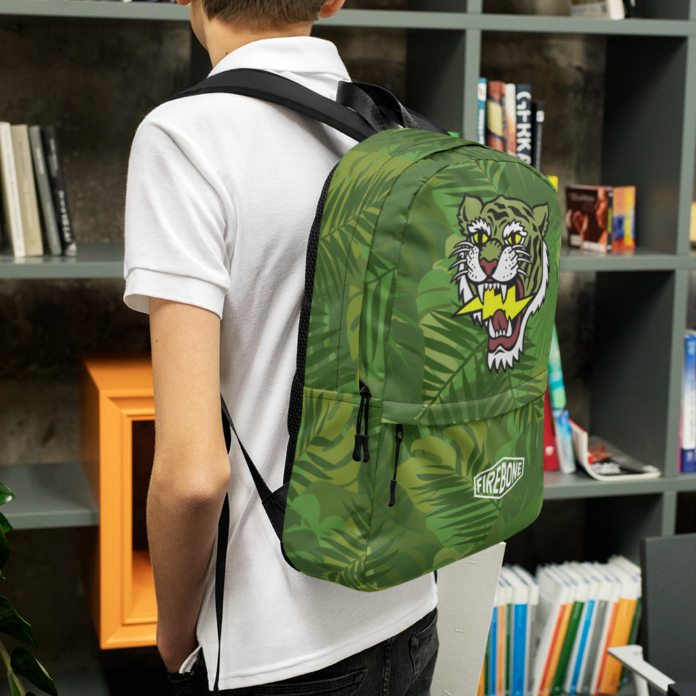 Jungle tiger - Green backpack - Firebone