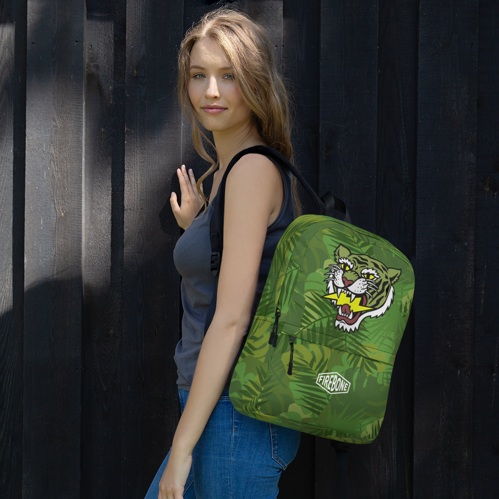 Jungle tiger - Green backpack - Firebone