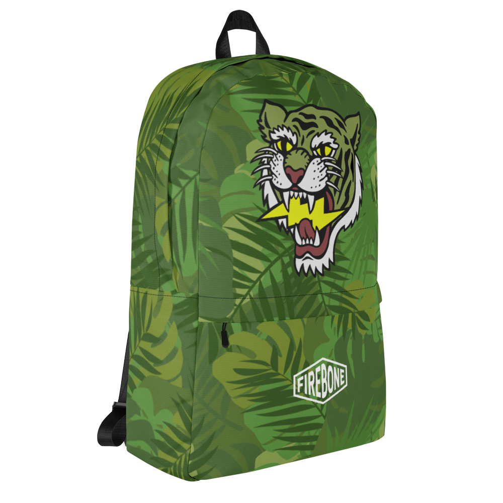 Jungle tiger - Green backpack - Firebone