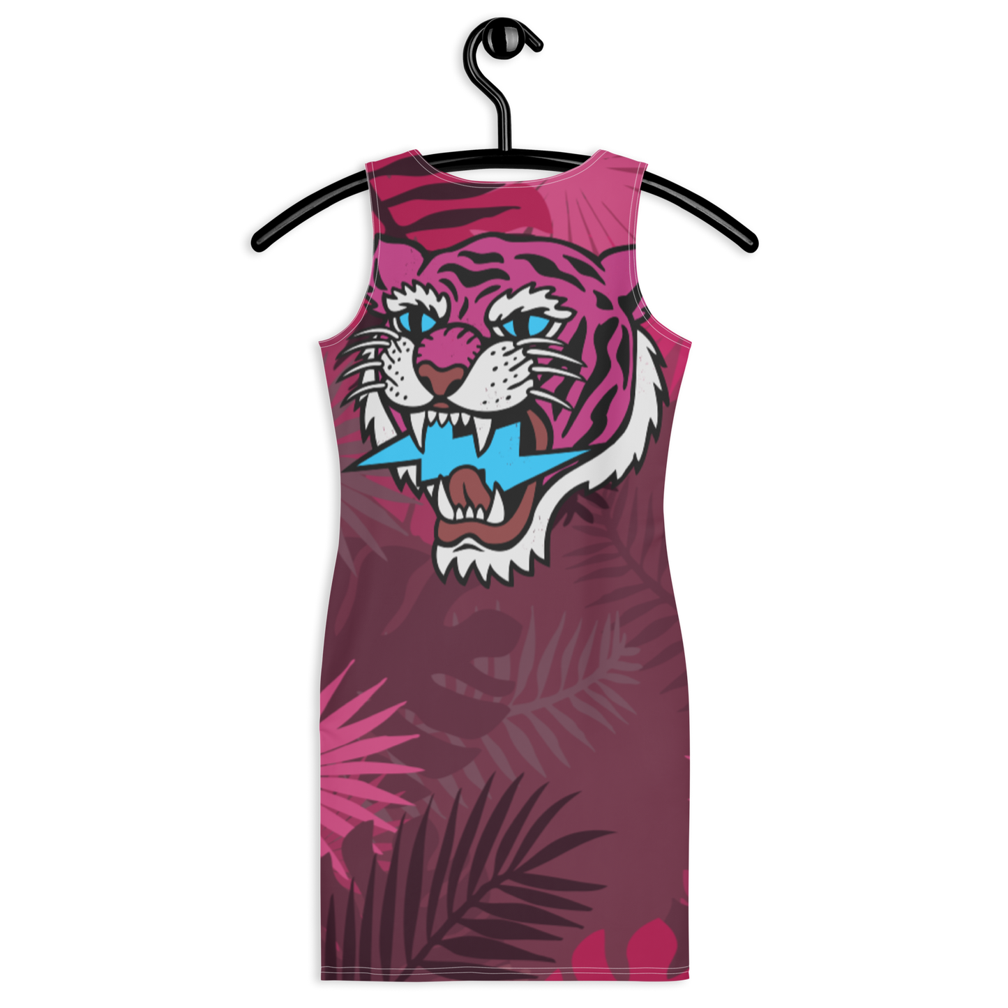 Jungle tiger - Hot pink dress - Firebone