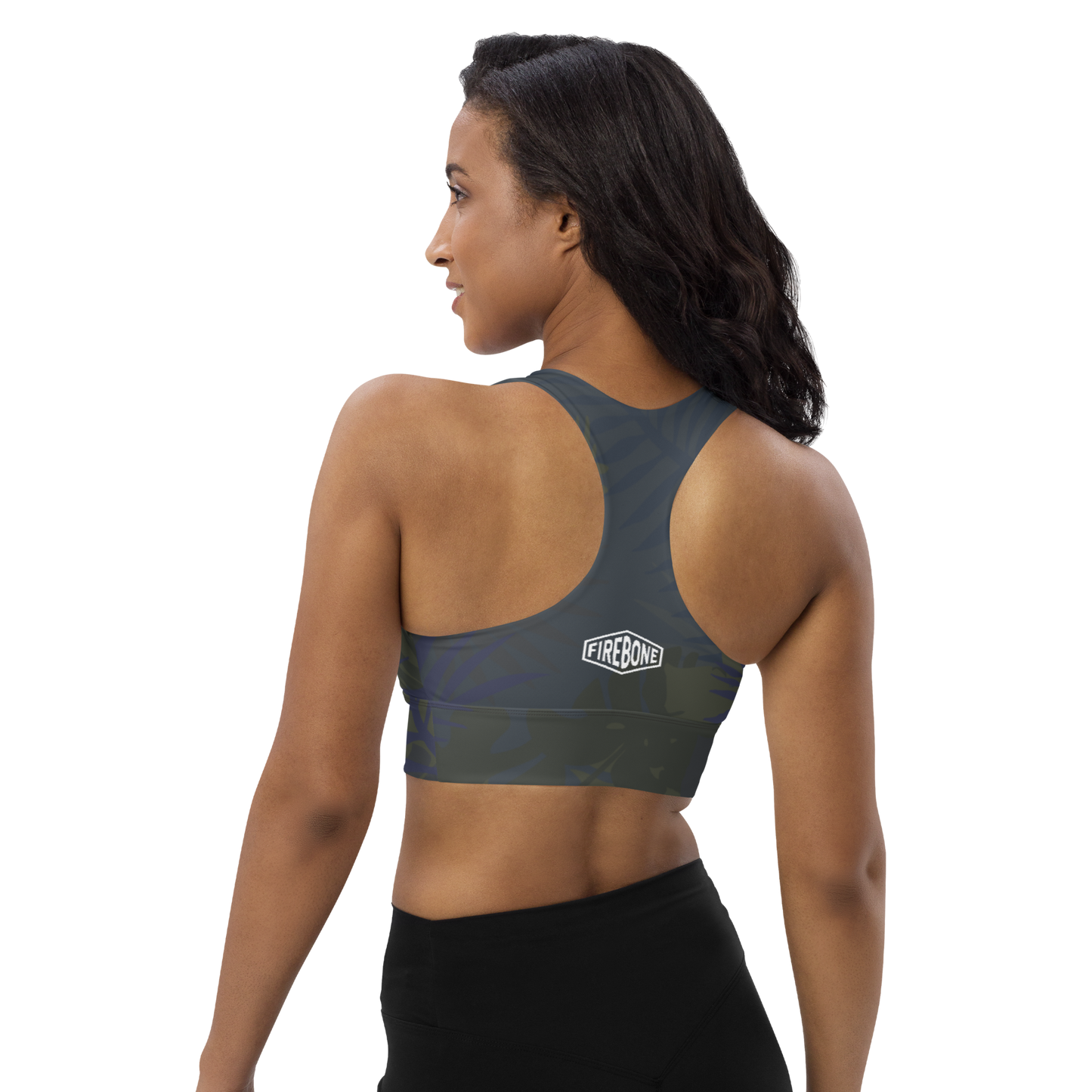 Jungle tiger - Stealth longline sports bra - Firebone