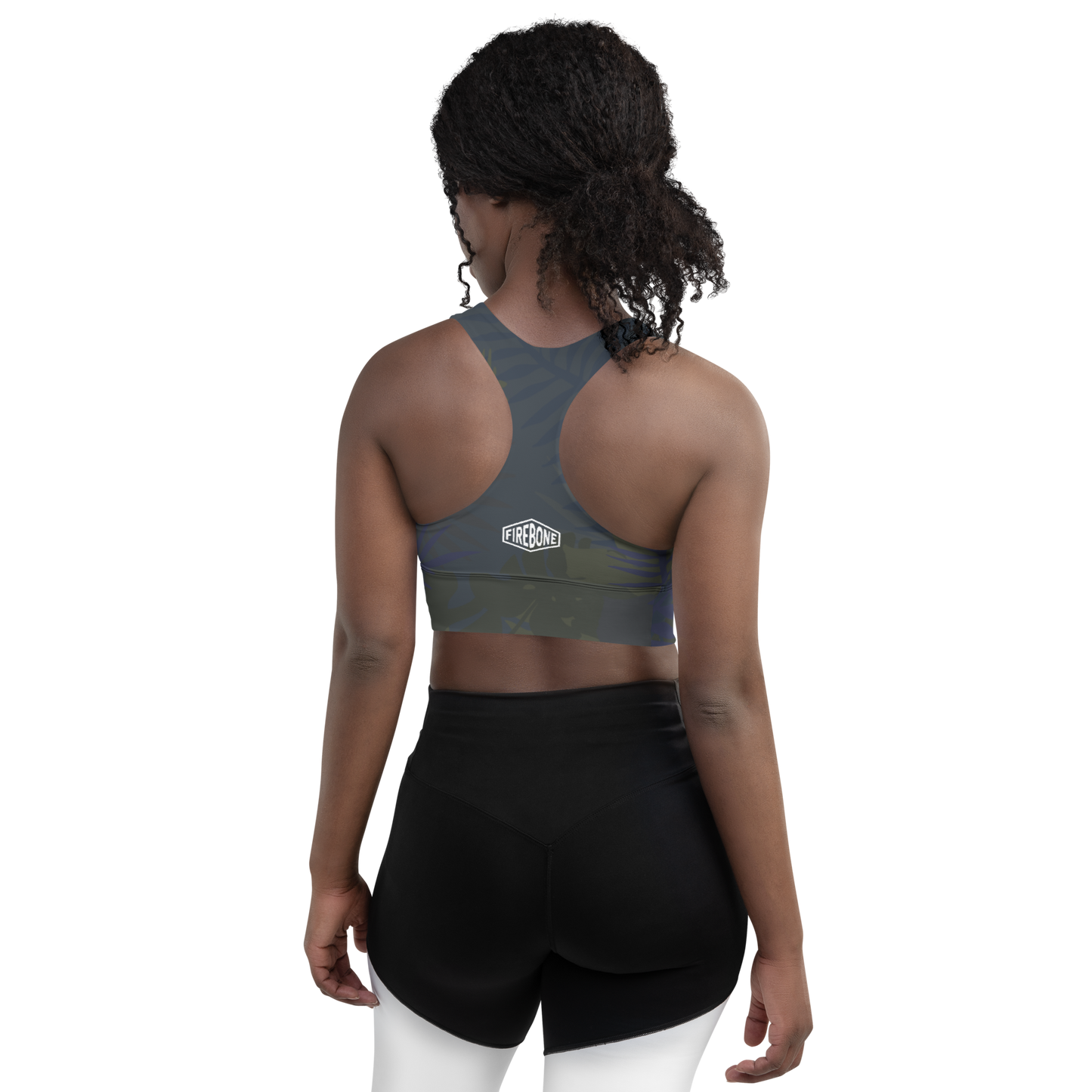 Jungle tiger - Stealth longline sports bra - Firebone