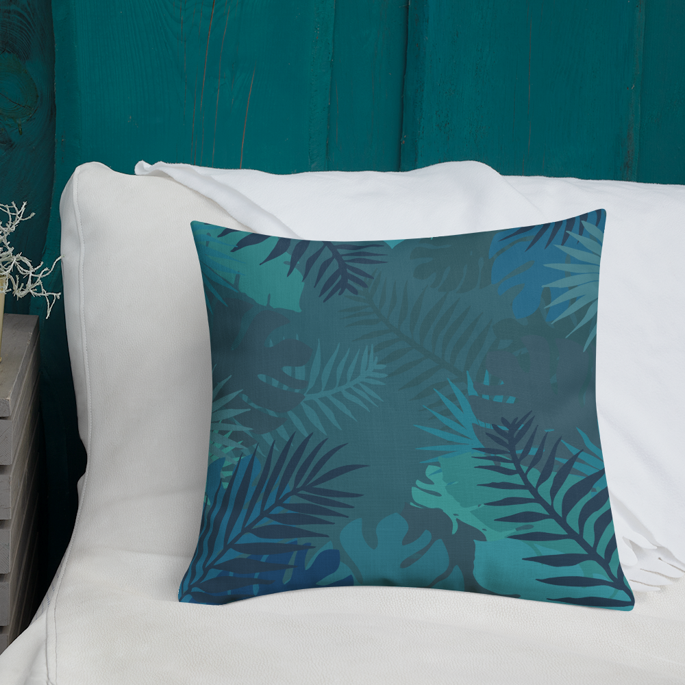 Stay Defiant Tiger - Blue jungle premium cushion - Firebone