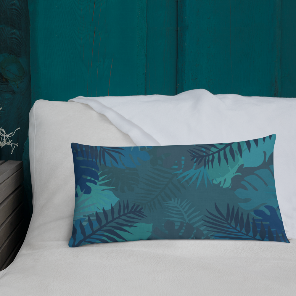 Stay Defiant Tiger - Blue jungle premium cushion - Firebone