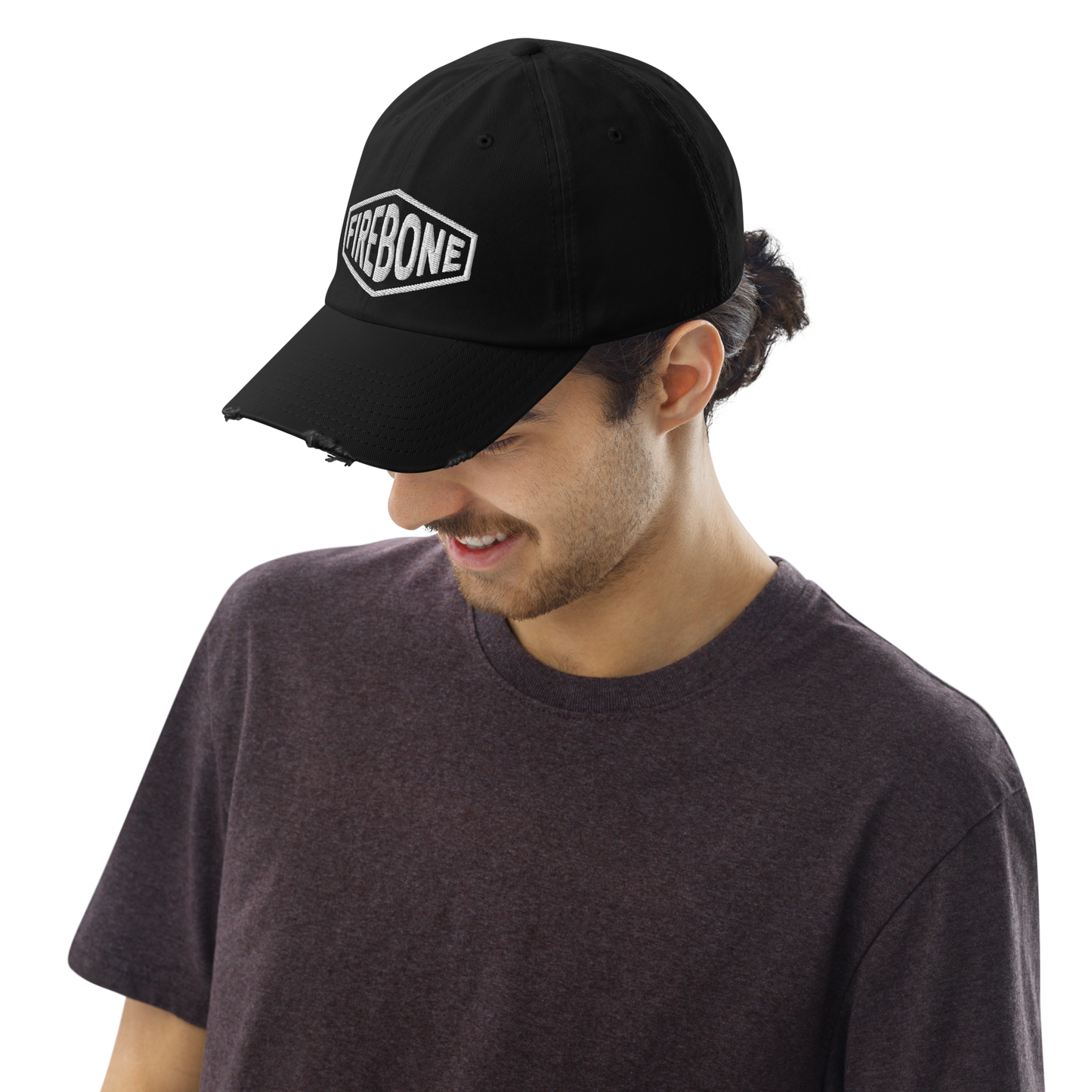 Firebone lozenge - Branded distressed baseball cap - Firebone