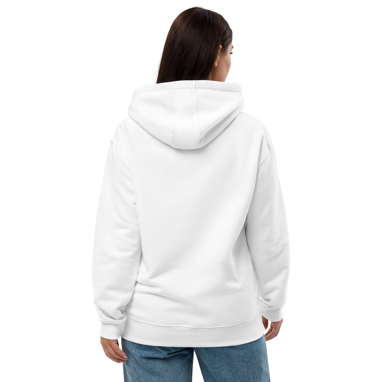Firebone logo - Pink logo on premium eco hoodie - Firebone