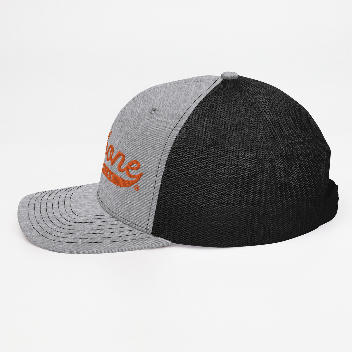 Firebone logo - Orange logo on trucker cap - Firebone