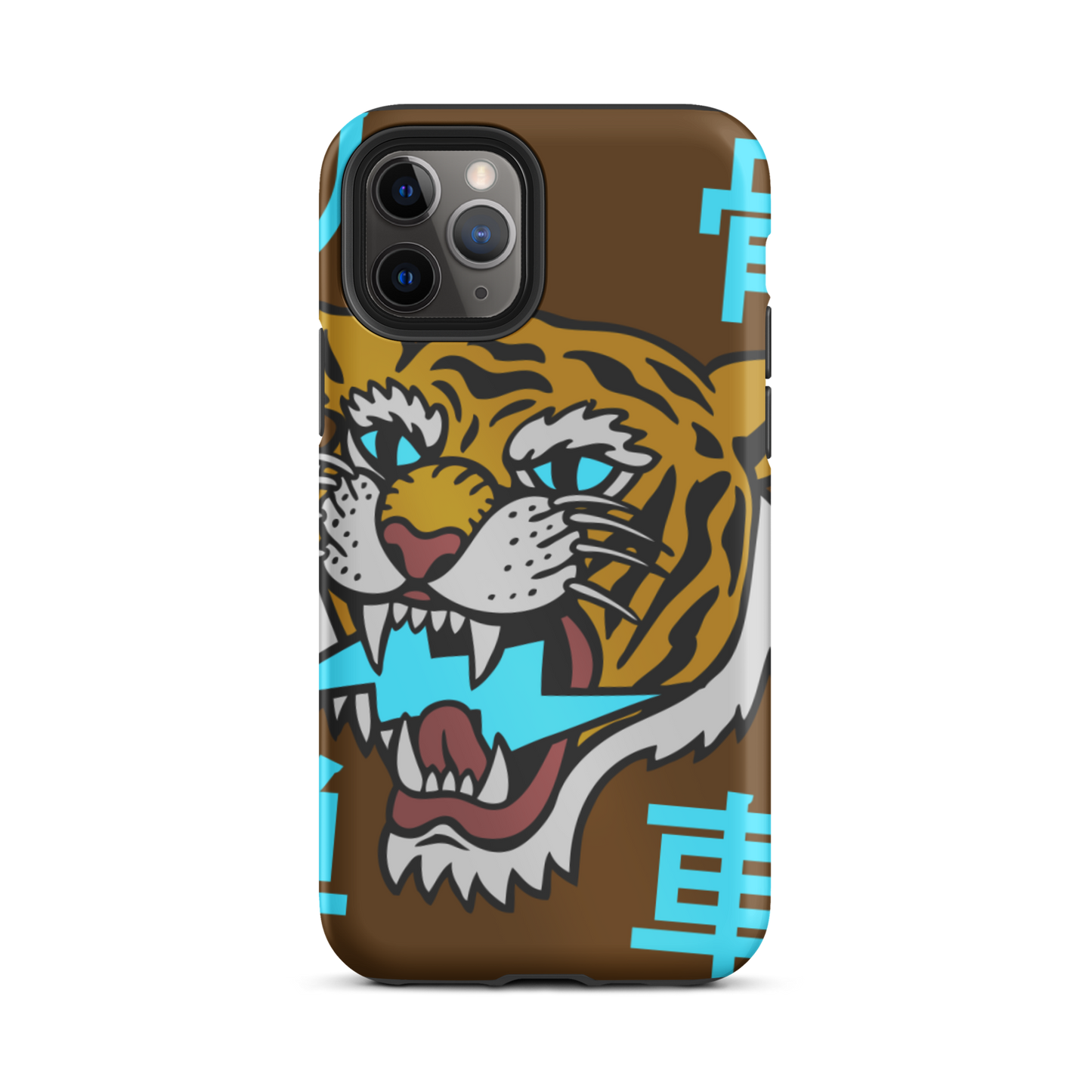 Defiant Tiger - Orange tough iPhone case - Firebone