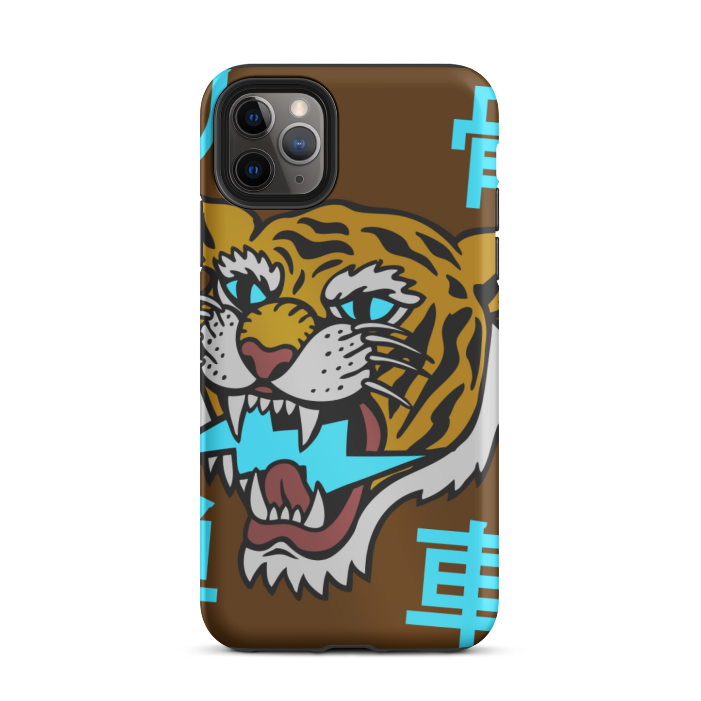 Defiant Tiger - Orange tough iPhone case - Firebone