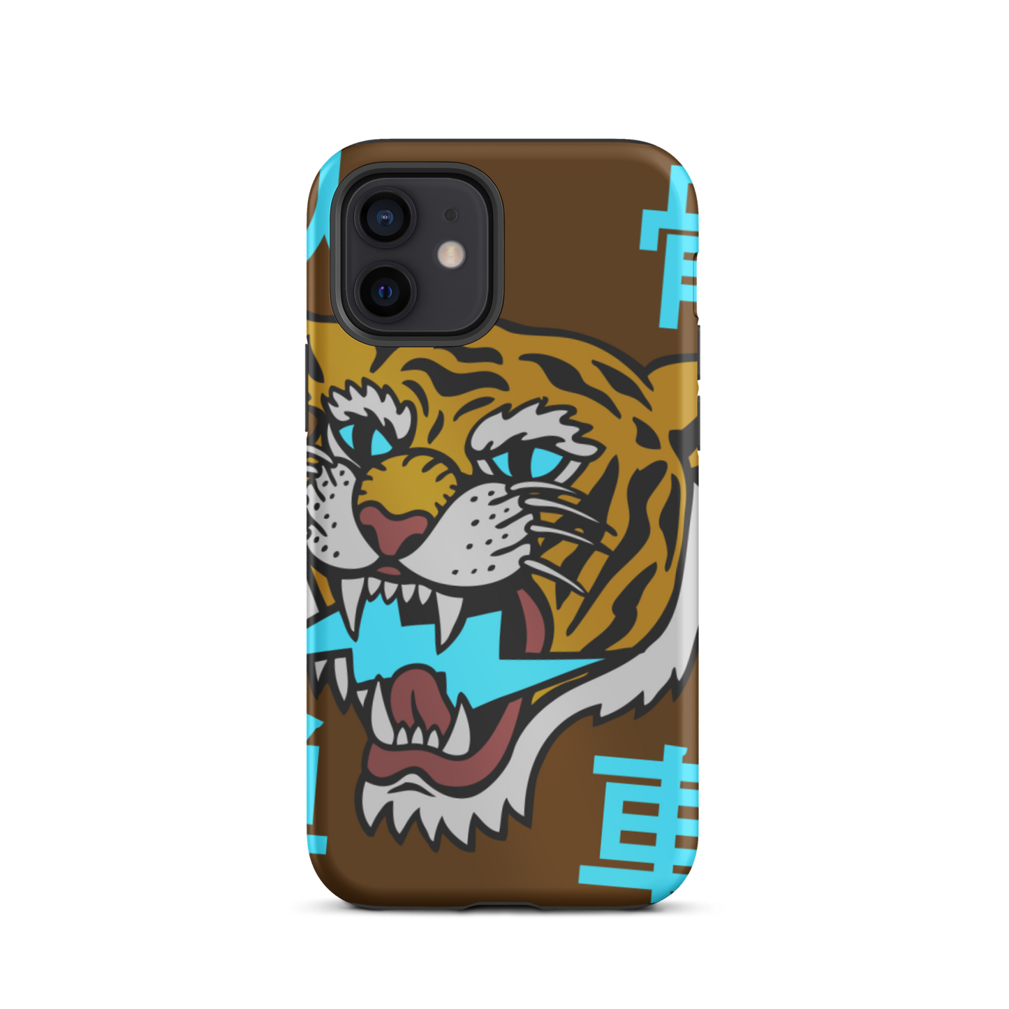 Defiant Tiger - Orange tough iPhone case - Firebone