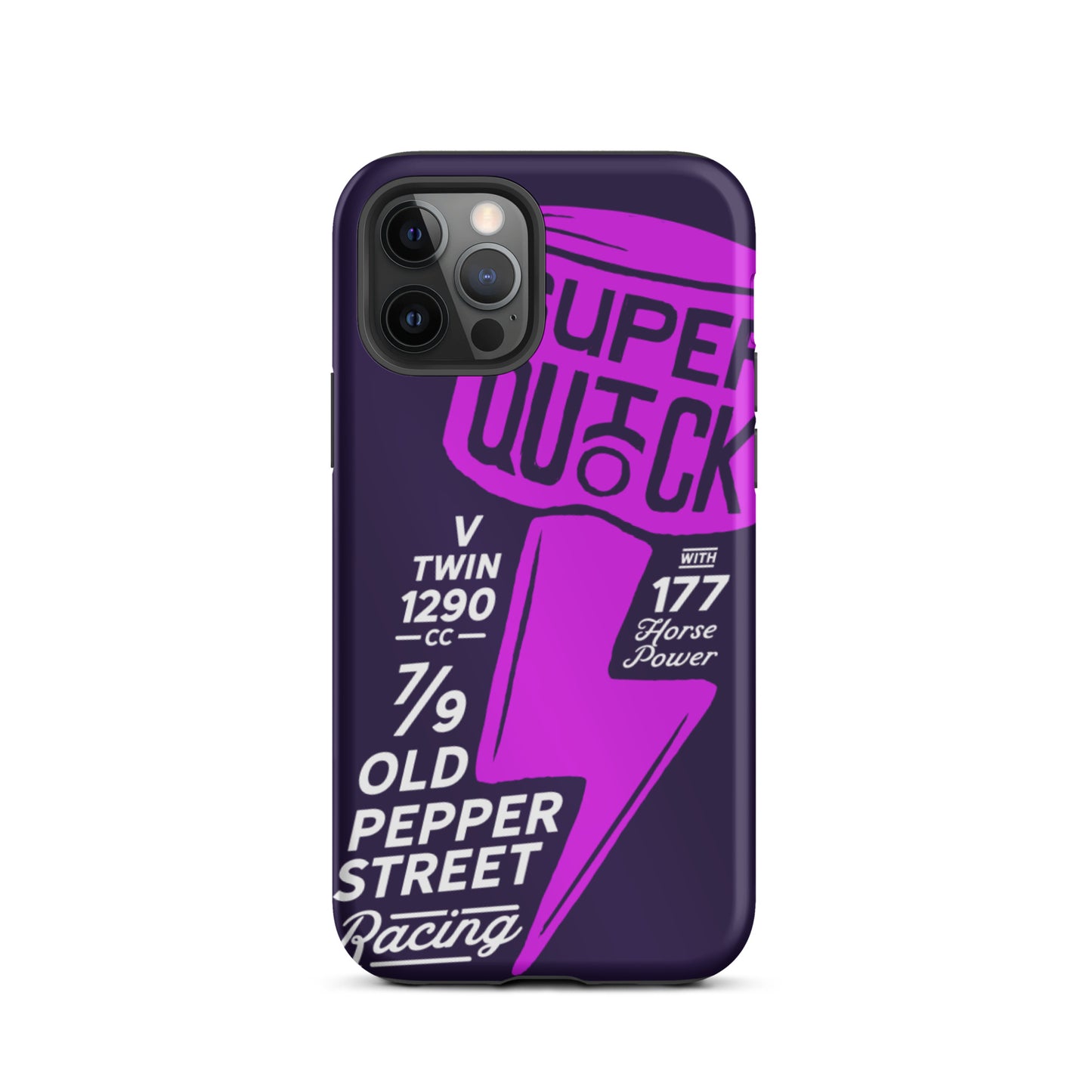Super Quick Piston - Purple tough iPhone case - Firebone