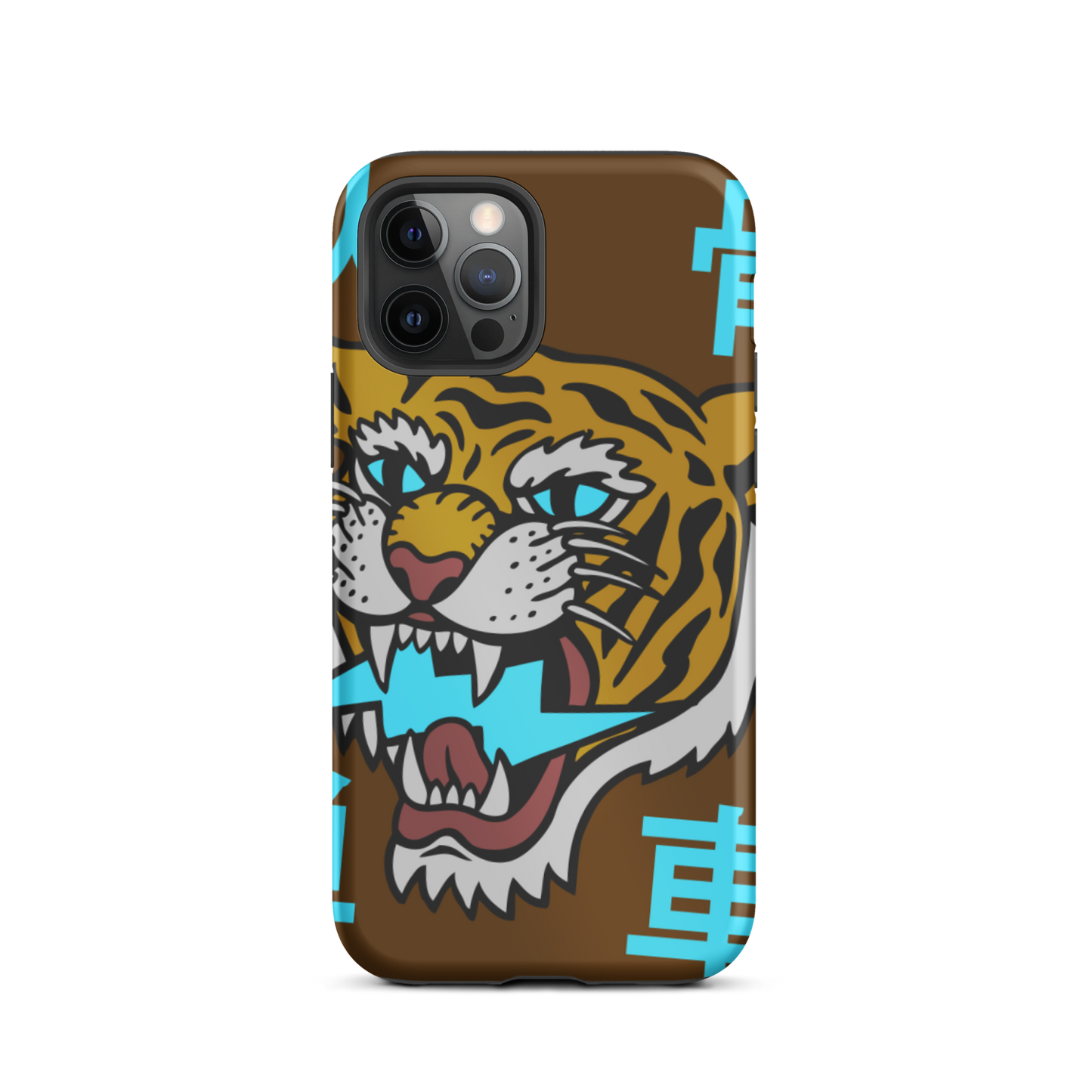 Defiant Tiger - Orange tough iPhone case - Firebone