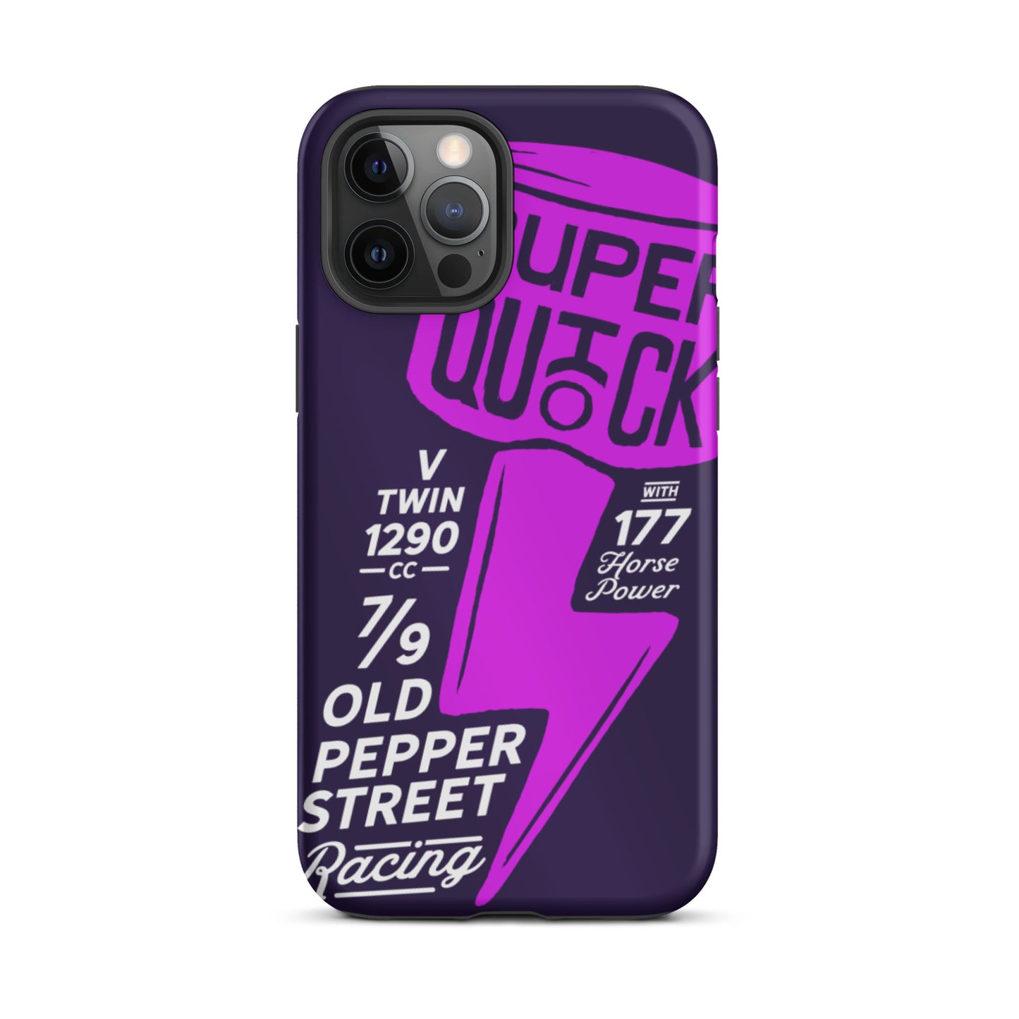 Super Quick Piston - Purple tough iPhone case - Firebone