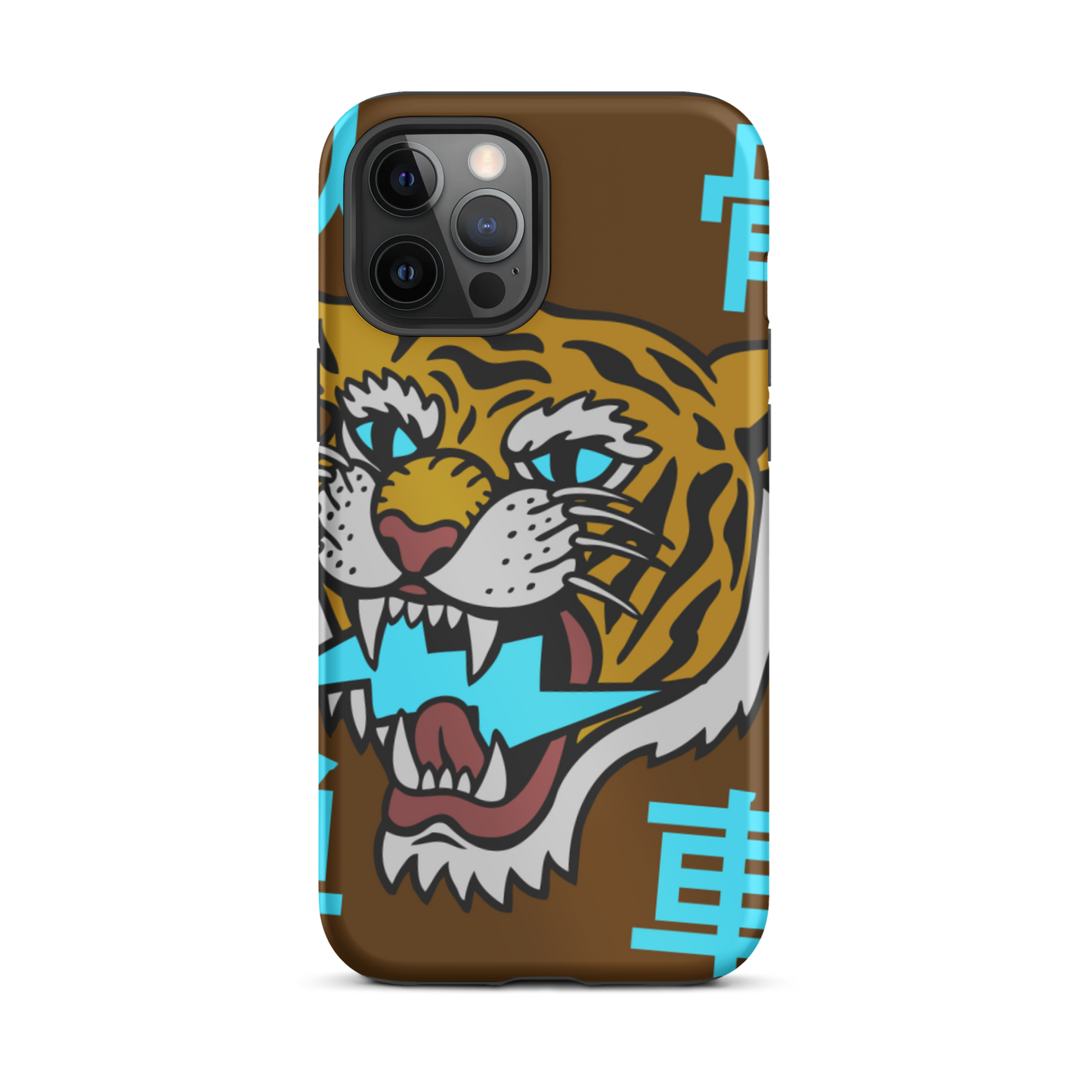 Defiant Tiger - Orange tough iPhone case - Firebone