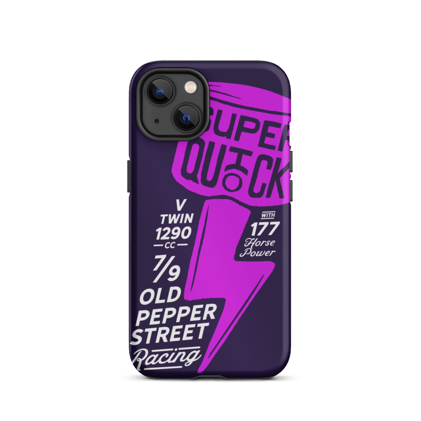 Super Quick Piston - Purple tough iPhone case - Firebone
