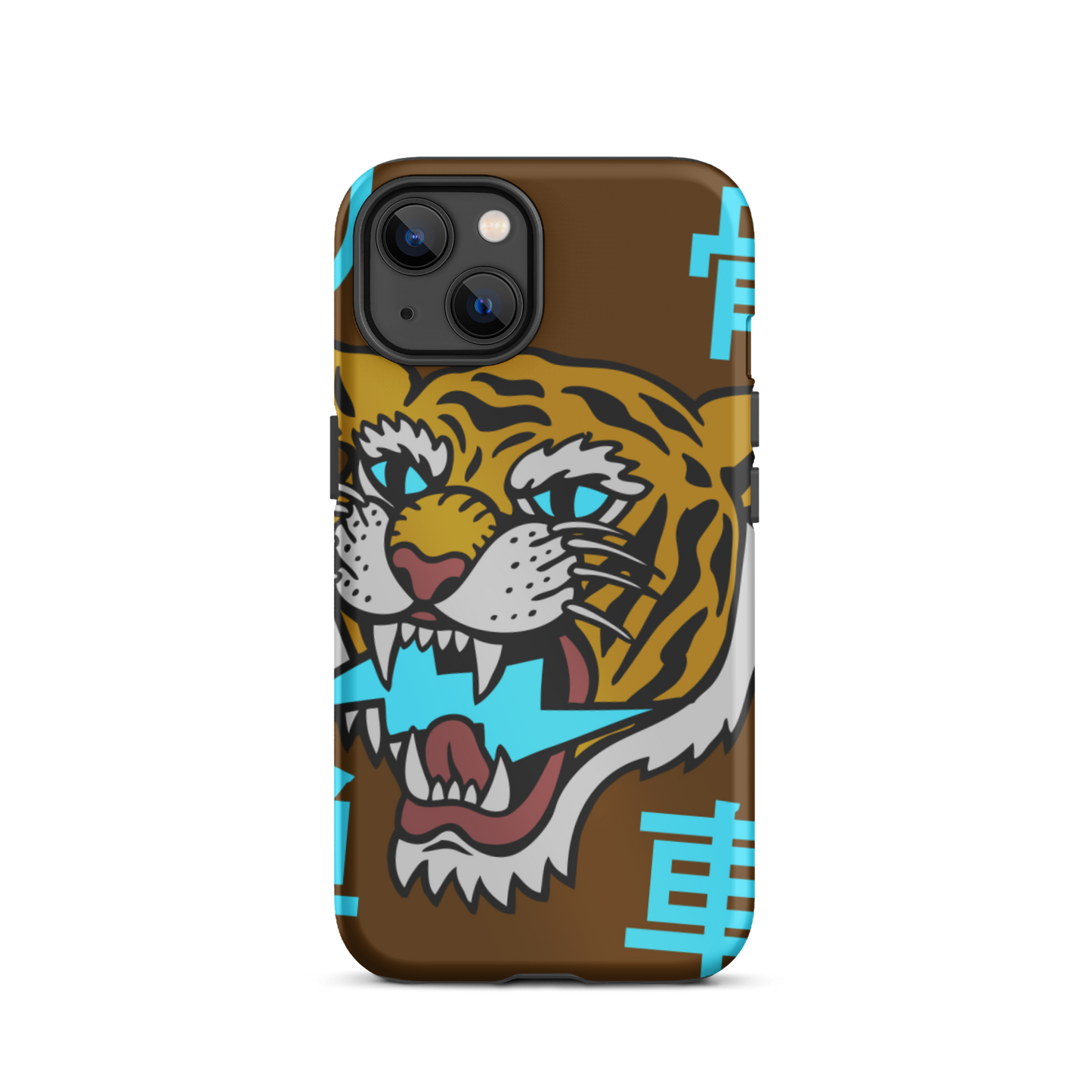 Defiant Tiger - Orange tough iPhone case - Firebone