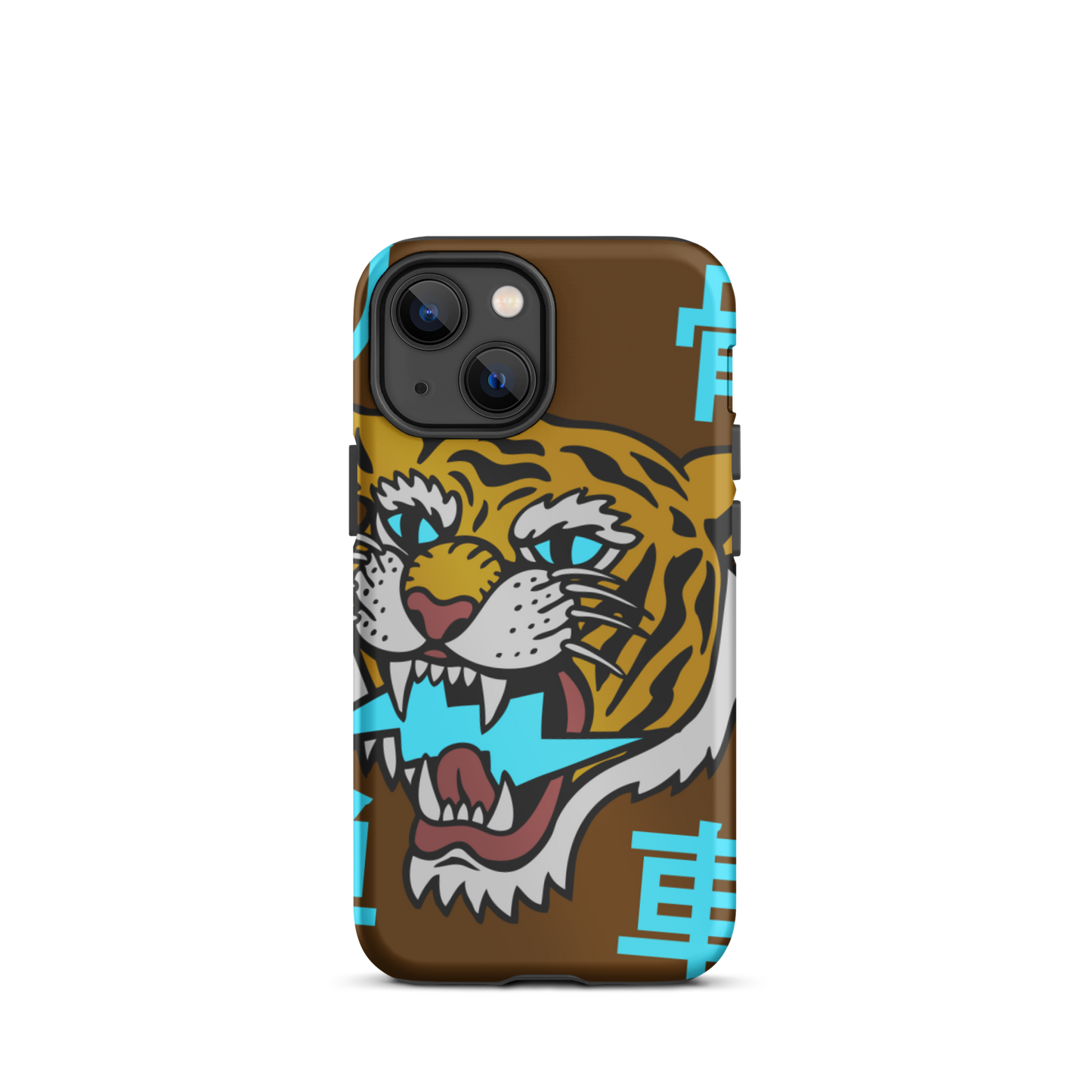 Defiant Tiger - Orange tough iPhone case - Firebone