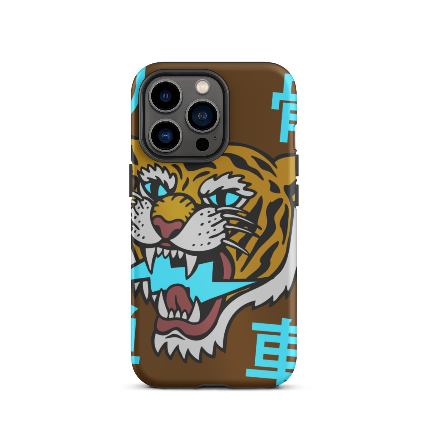 Defiant Tiger - Orange tough iPhone case - Firebone