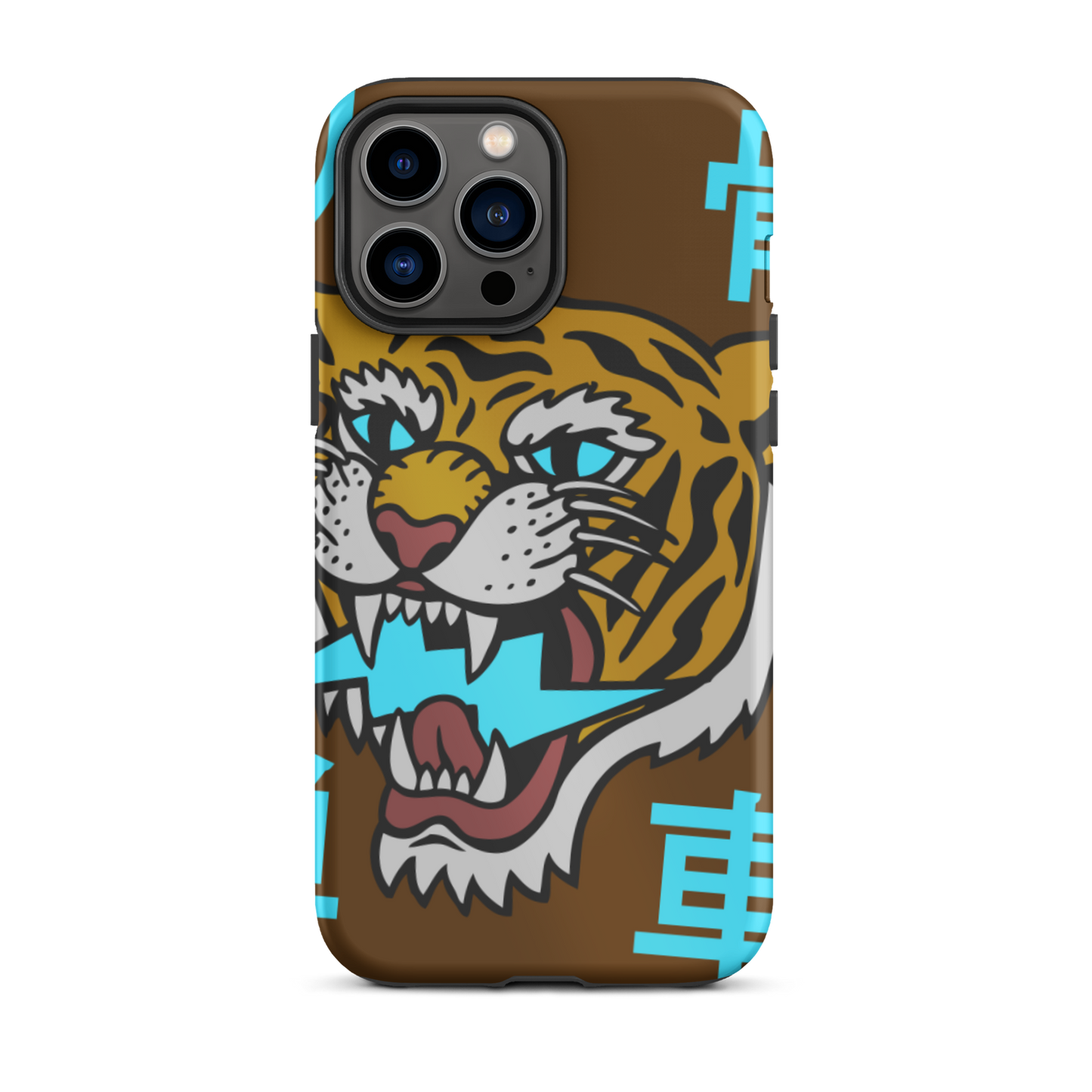 Defiant Tiger - Orange tough iPhone case - Firebone